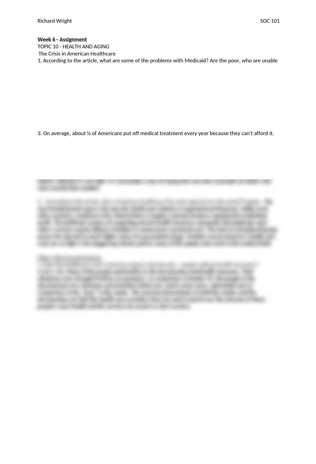 Assignment V - Health and Aging and Rationality and Formal Organization - Richard Wright_ddycesxin4m_page1