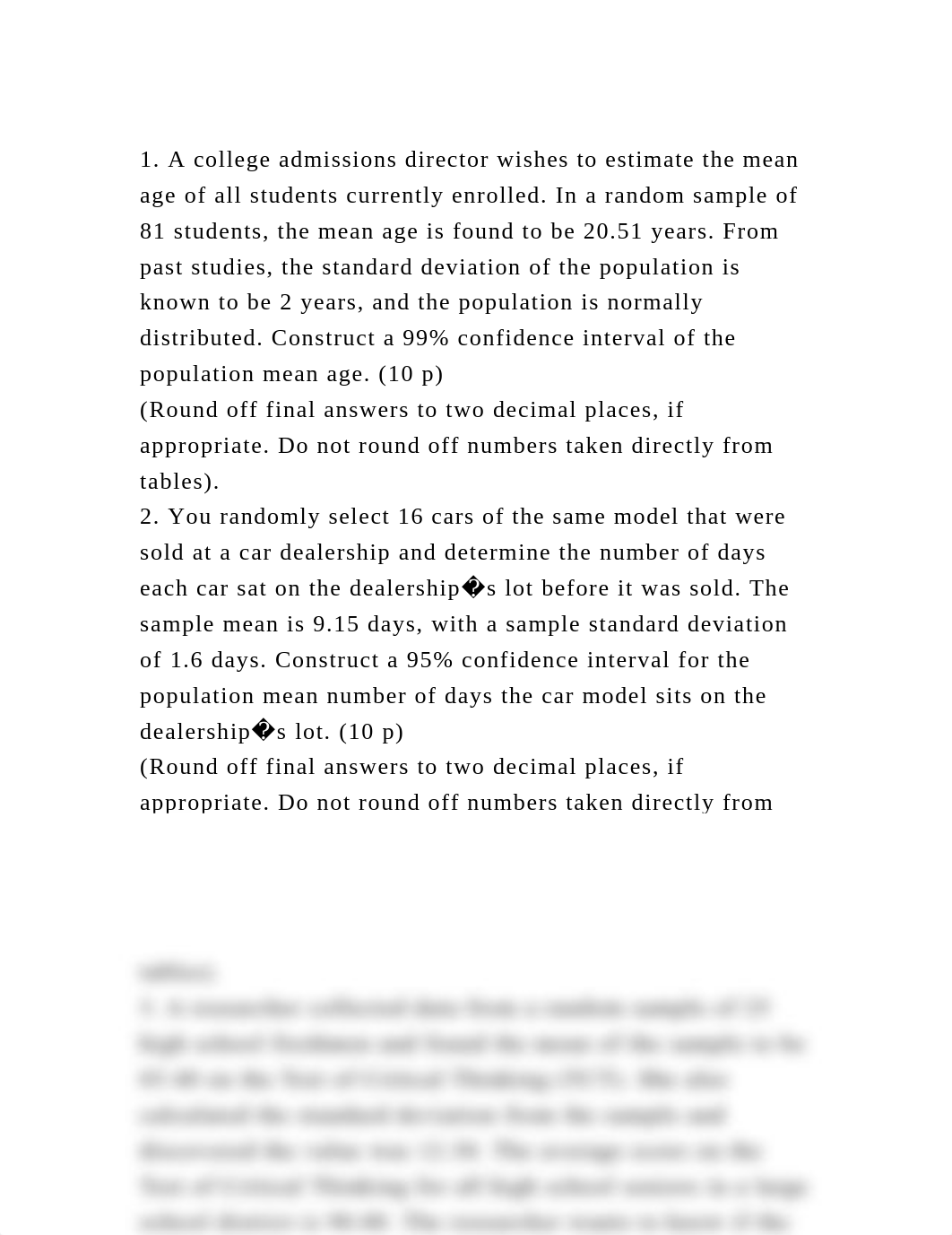 1. A college admissions director wishes to estimate the mean age of .docx_ddyfg1zgjuv_page2