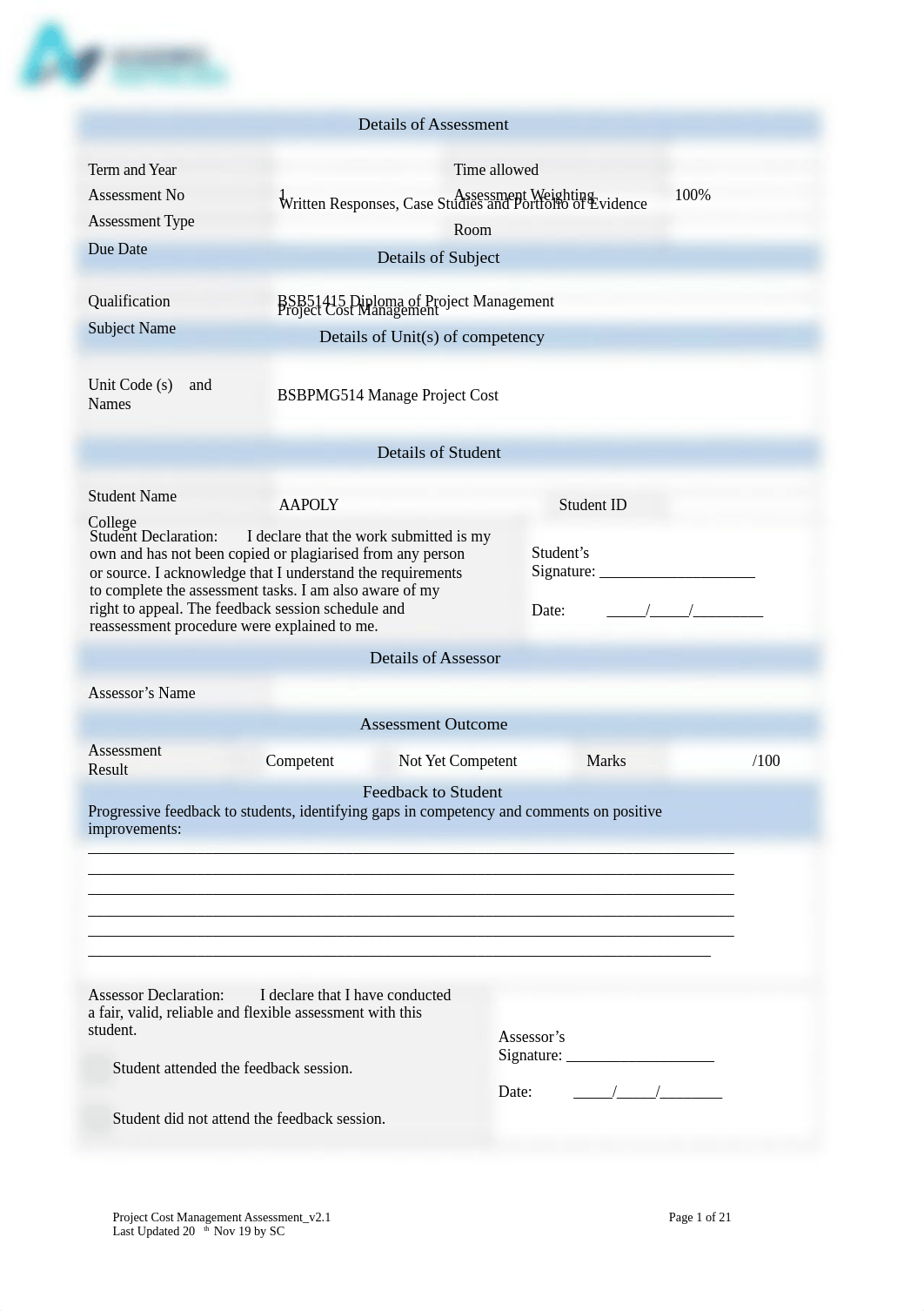 Assessment I - Project Cost Management (3).docx_ddytn7no1i8_page1