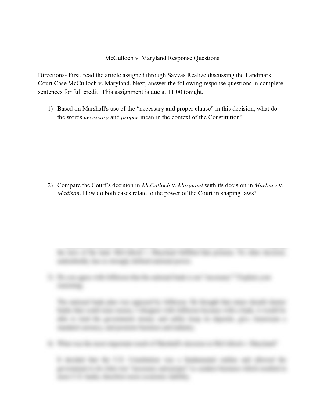 McCulloch v. Maryland Response Questions.pdf_ddz0ff0big2_page1