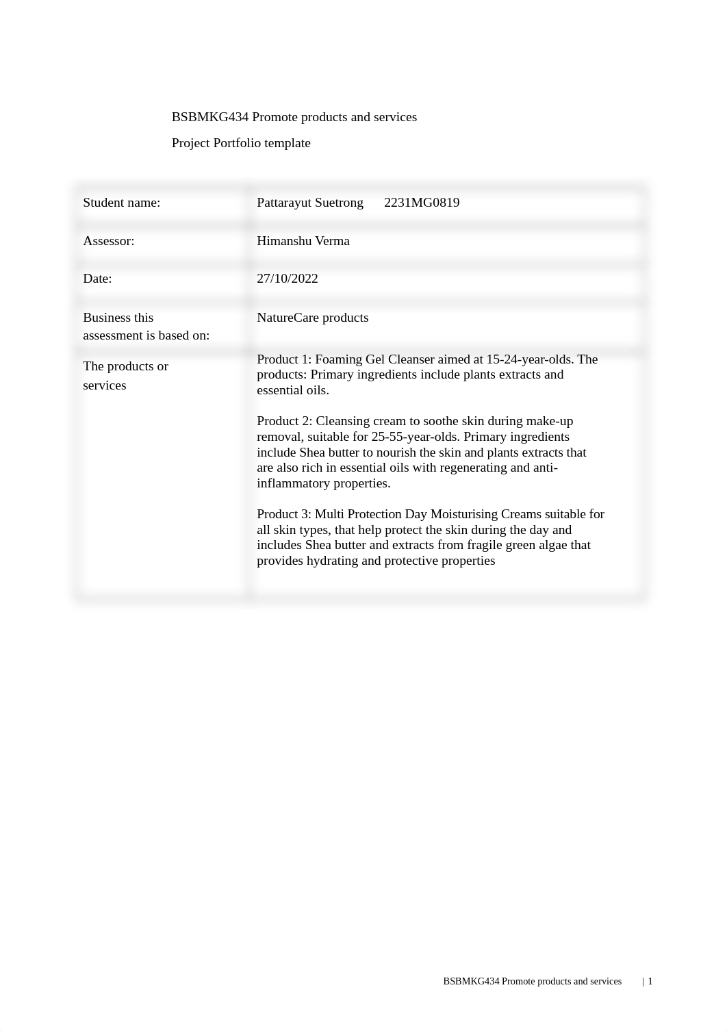 BSBMKG434 Project Portfolio template task2.docx_ddz1esrg2j2_page1