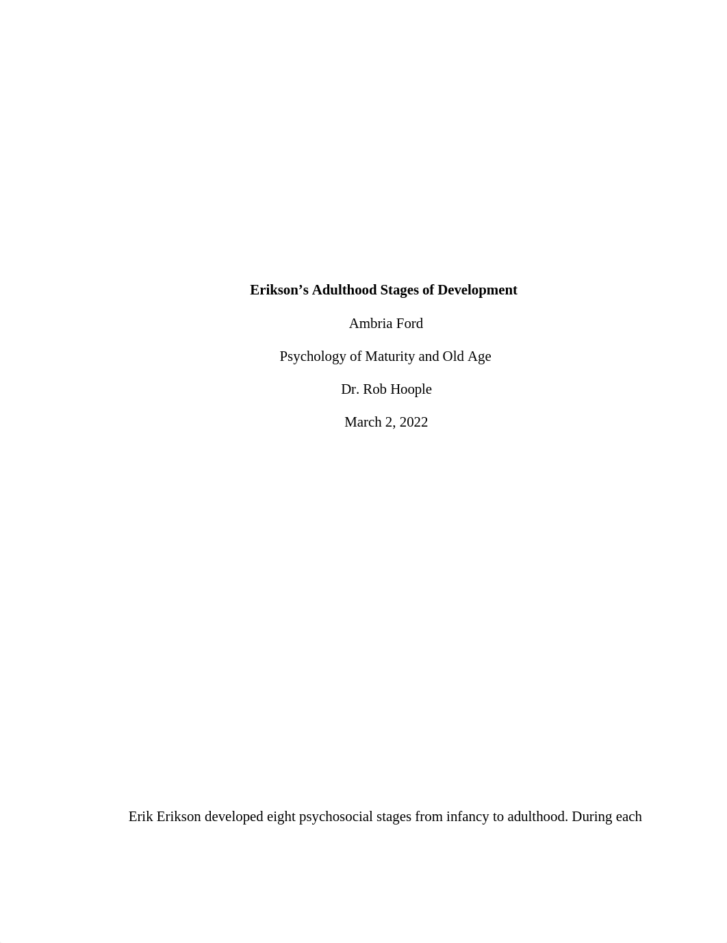 _Erikson Development Paper - Ambria Ford .docx_ddz6fpov3wv_page1