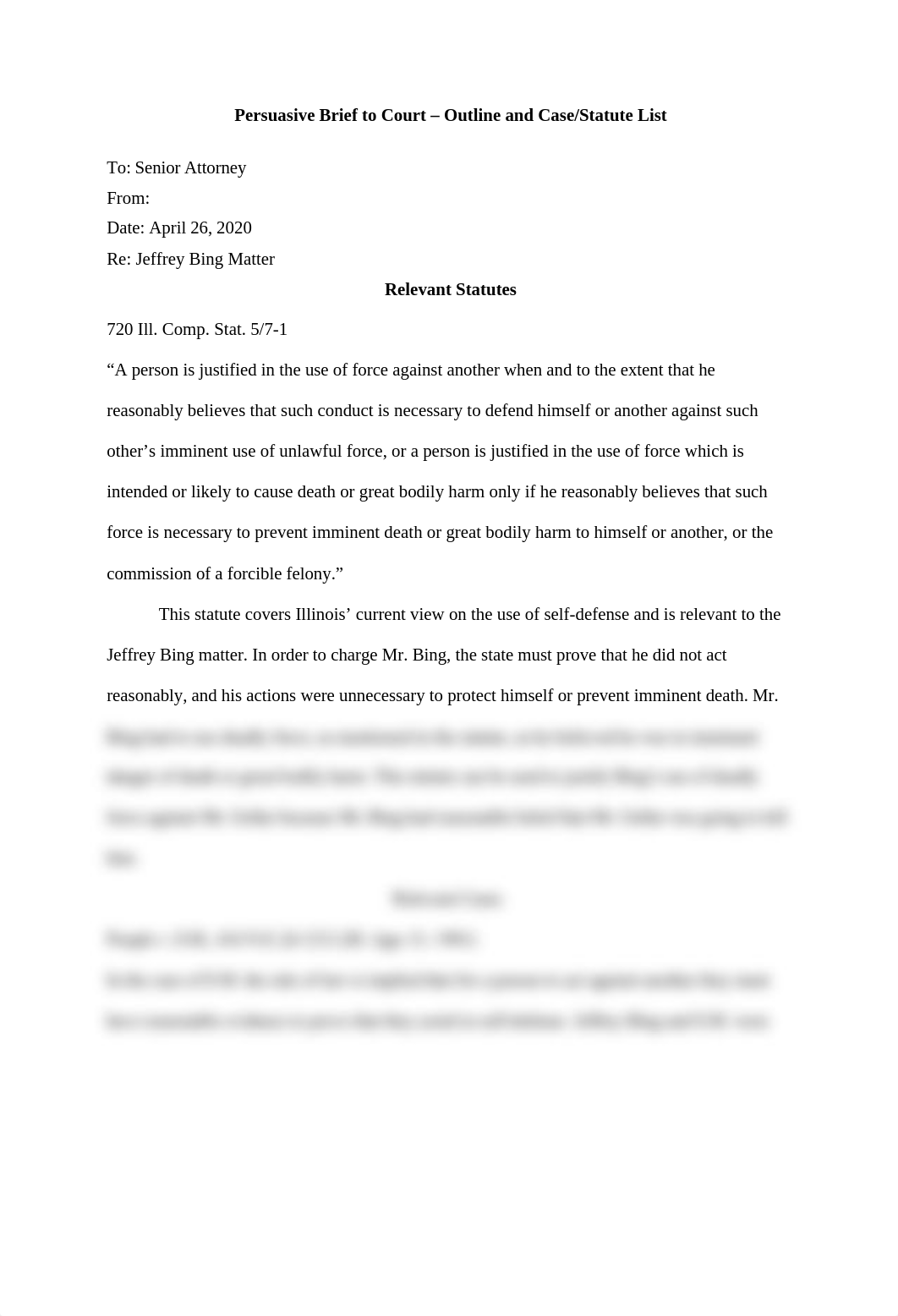 Client Matter Project - Persuasive Brief to Court - Outline and Case_Statute List.docx_ddz9inkwdns_page1