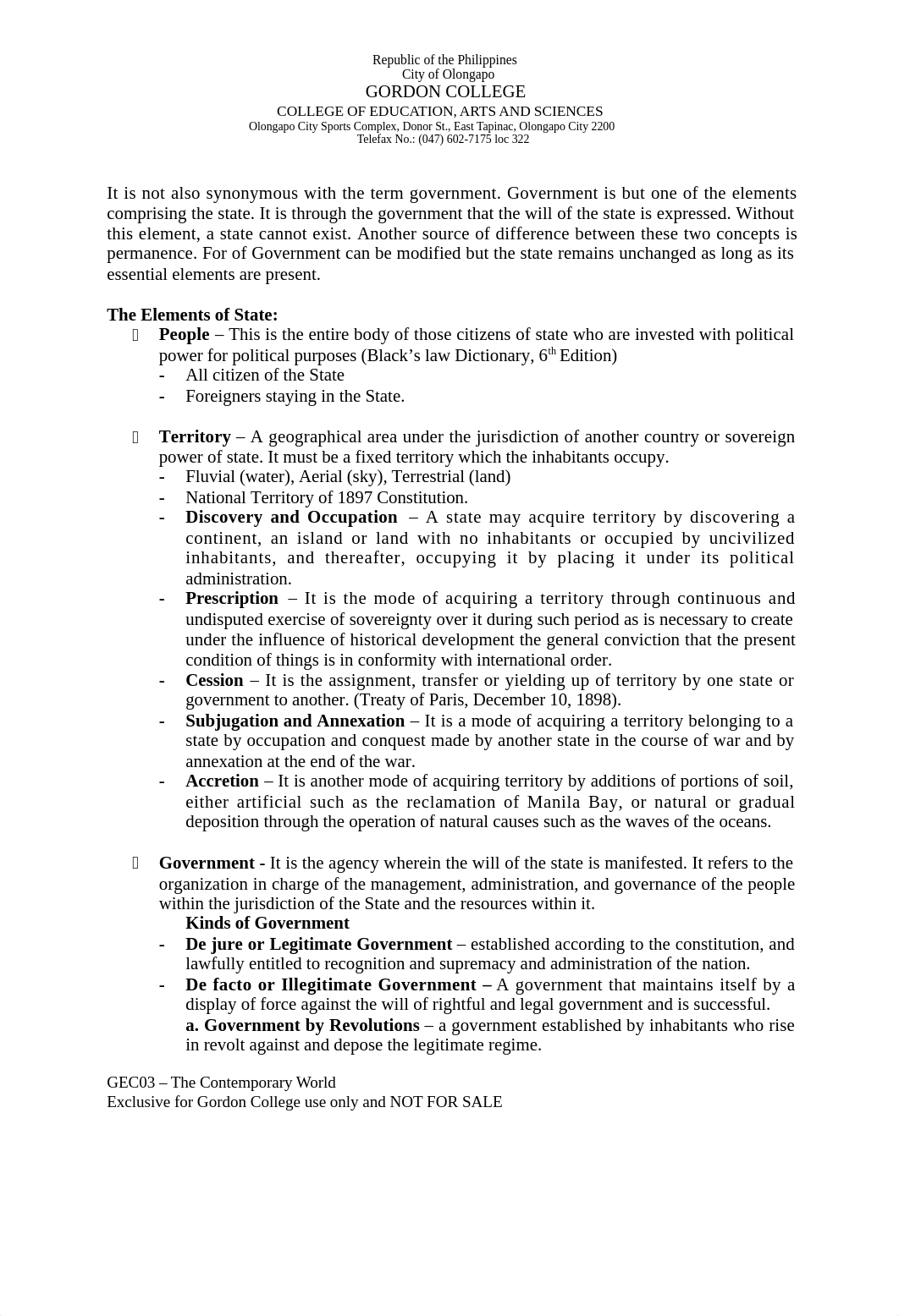 GEC03 - Module 3 - Governments and Citizens in Globally Interconnected World of States.docx_ddzg3rh3wns_page2