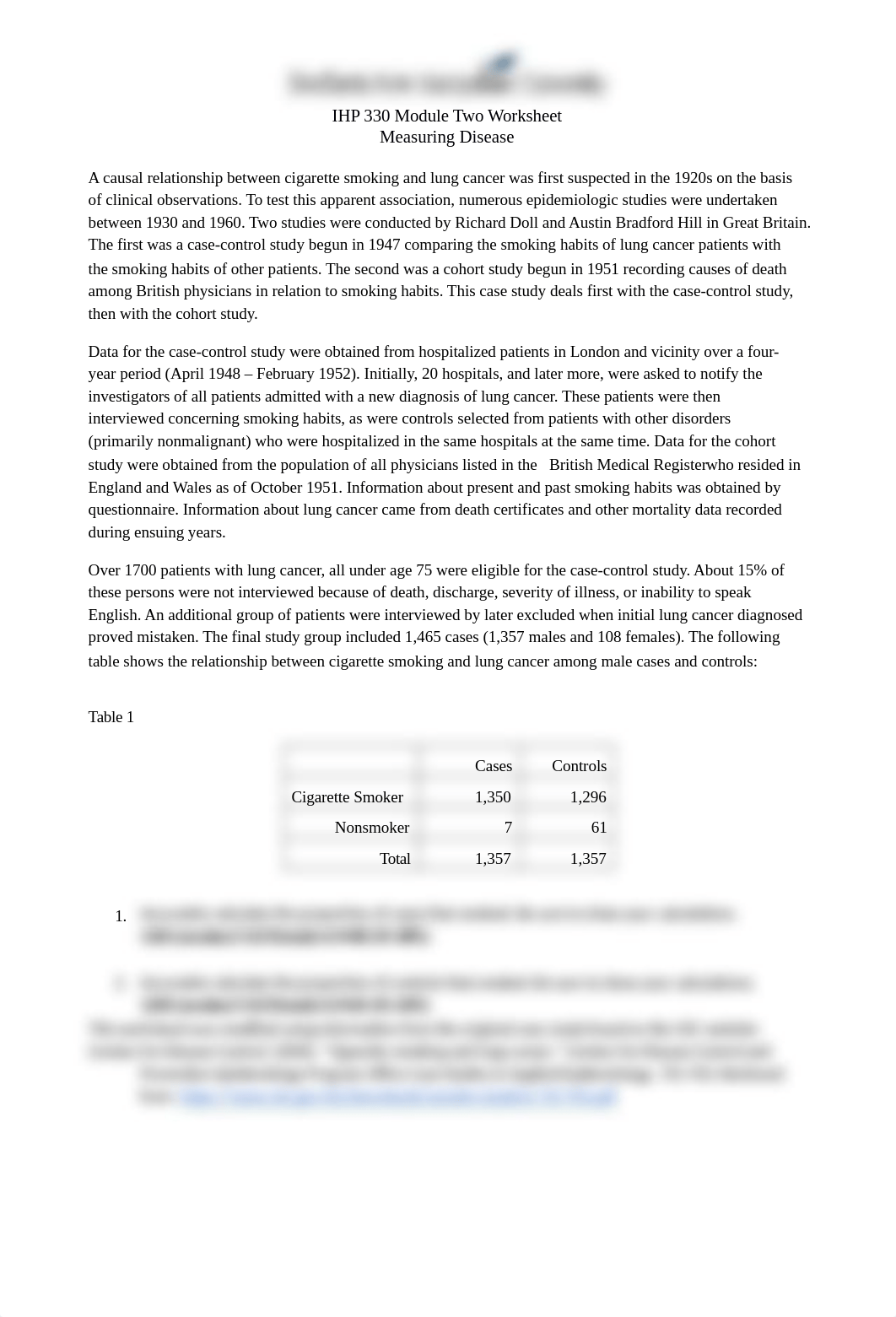 IHP 330 Module Two Worksheet (1).docx_ddzihafb6nm_page1