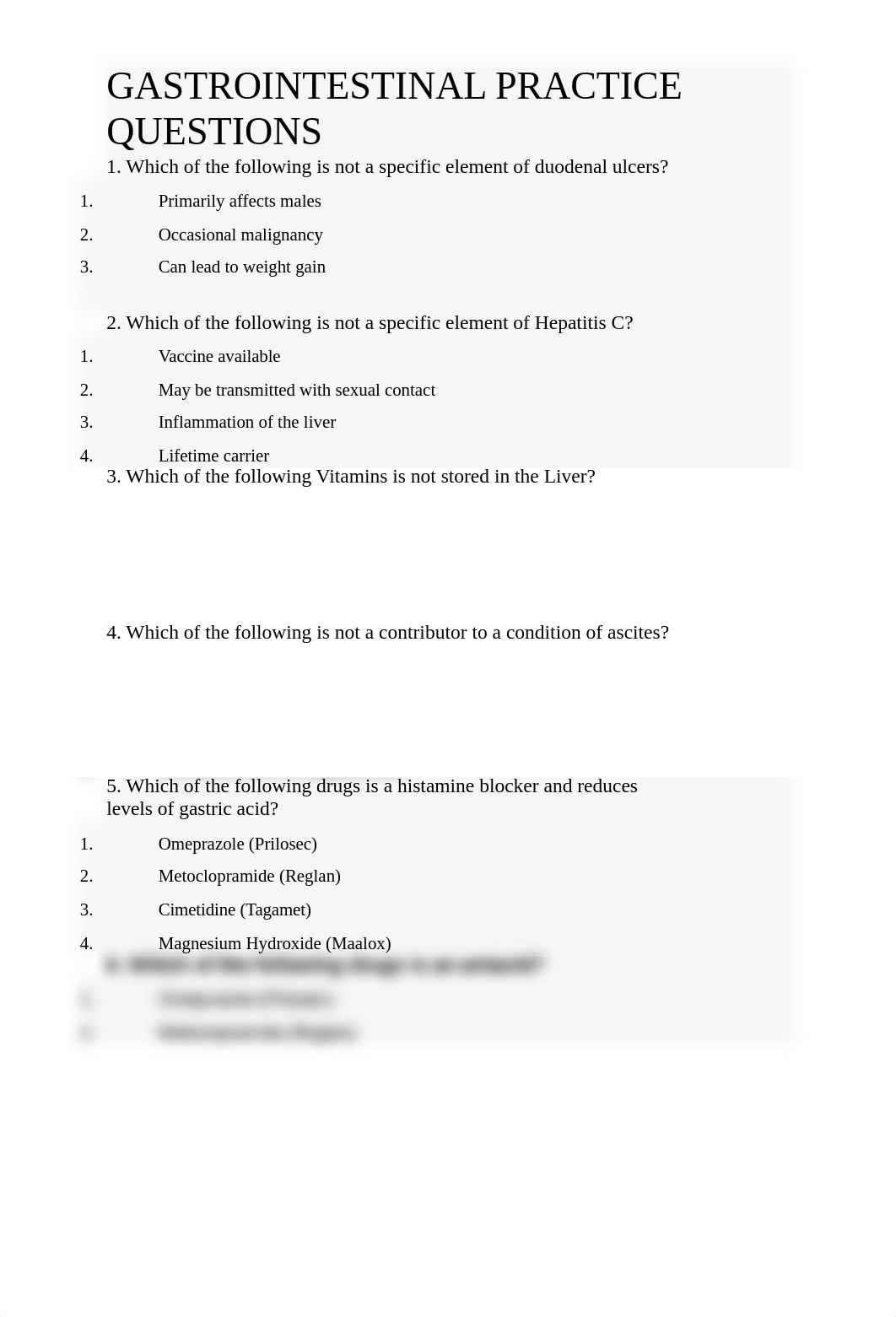 GASTROINTESTINAL PRACTICE QUESTIONS.docx_ddzsbhlzd6w_page1