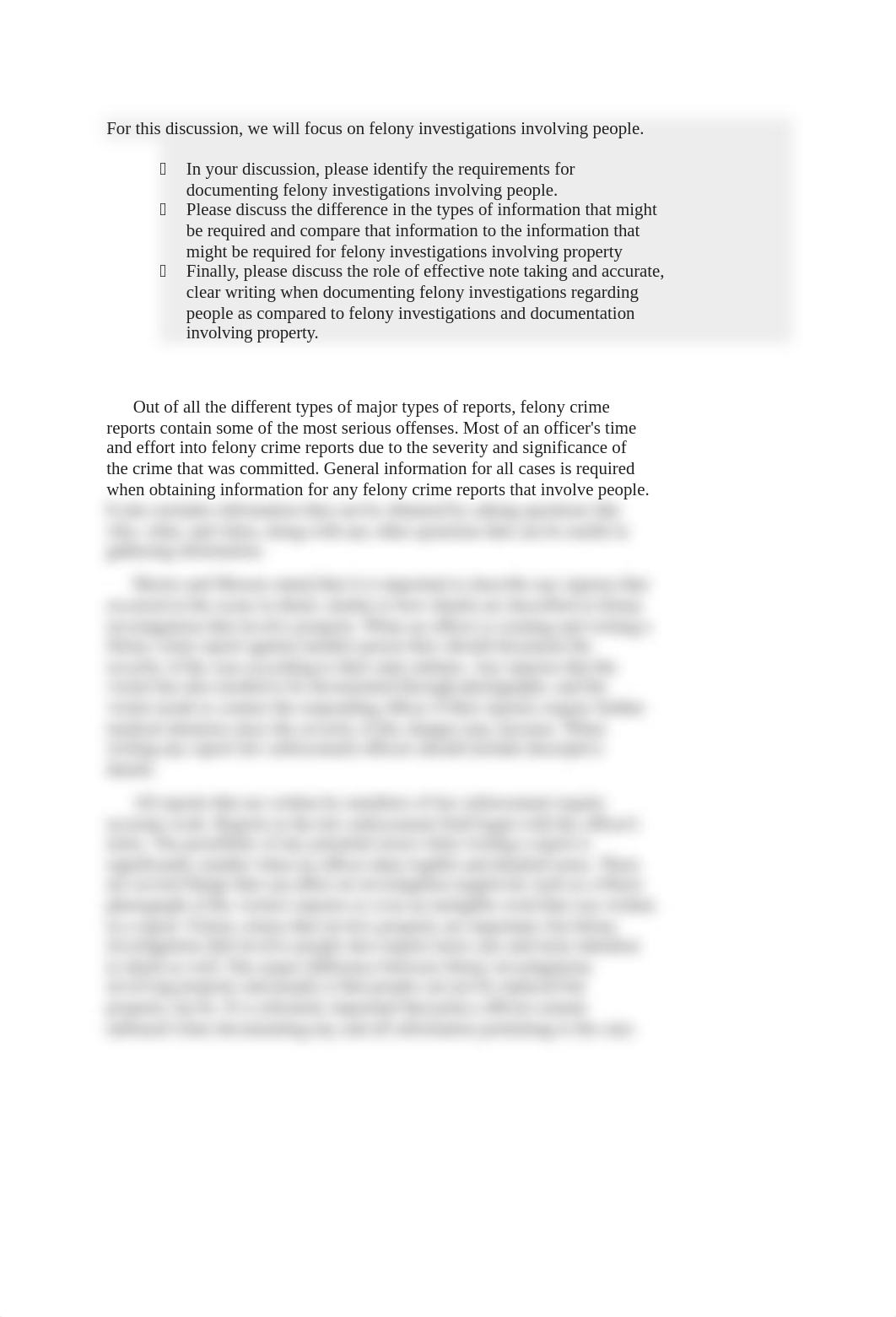 CJUS 231 Documenting Felony Investigations Involving People-Annamarie Baricuatro.docx_ddzsf4e09n0_page1