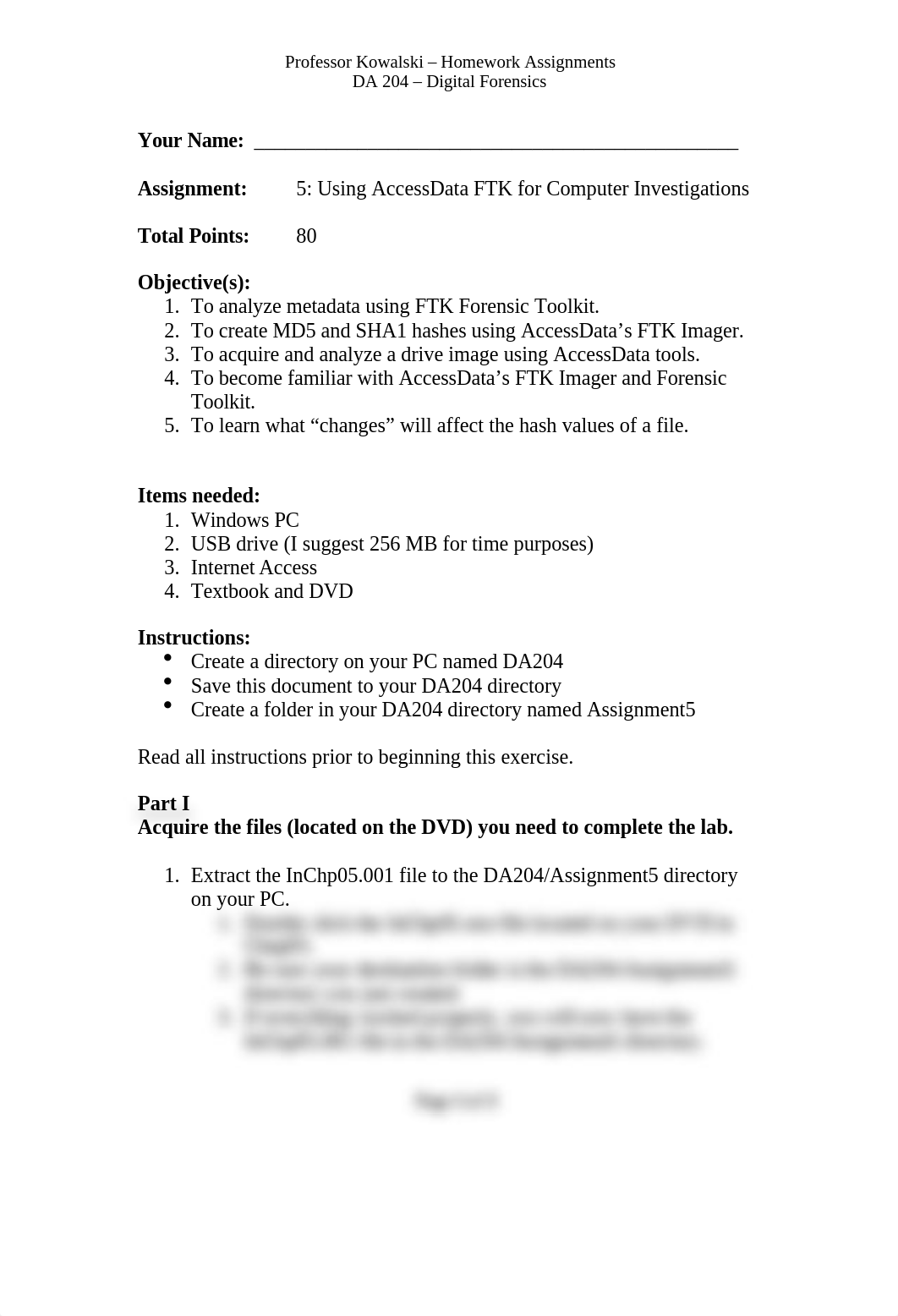 DA 204 Assignment 5 Using AccessData FTK for Computer Investigations(1).doc_ddztkmodv0s_page1