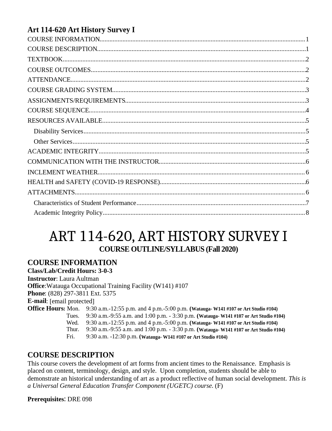 ART-114-620 Aultman Art History Survey I Fall 2020.docx_ddzxq06av20_page1