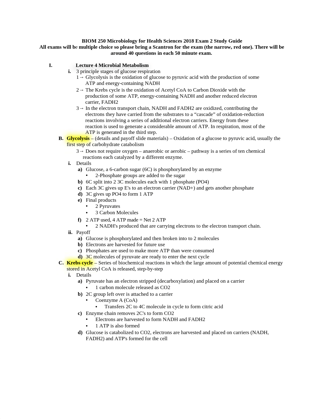 BIOM 250-18 Exam 2 Study Guide.odt_de06z5nyoy5_page1