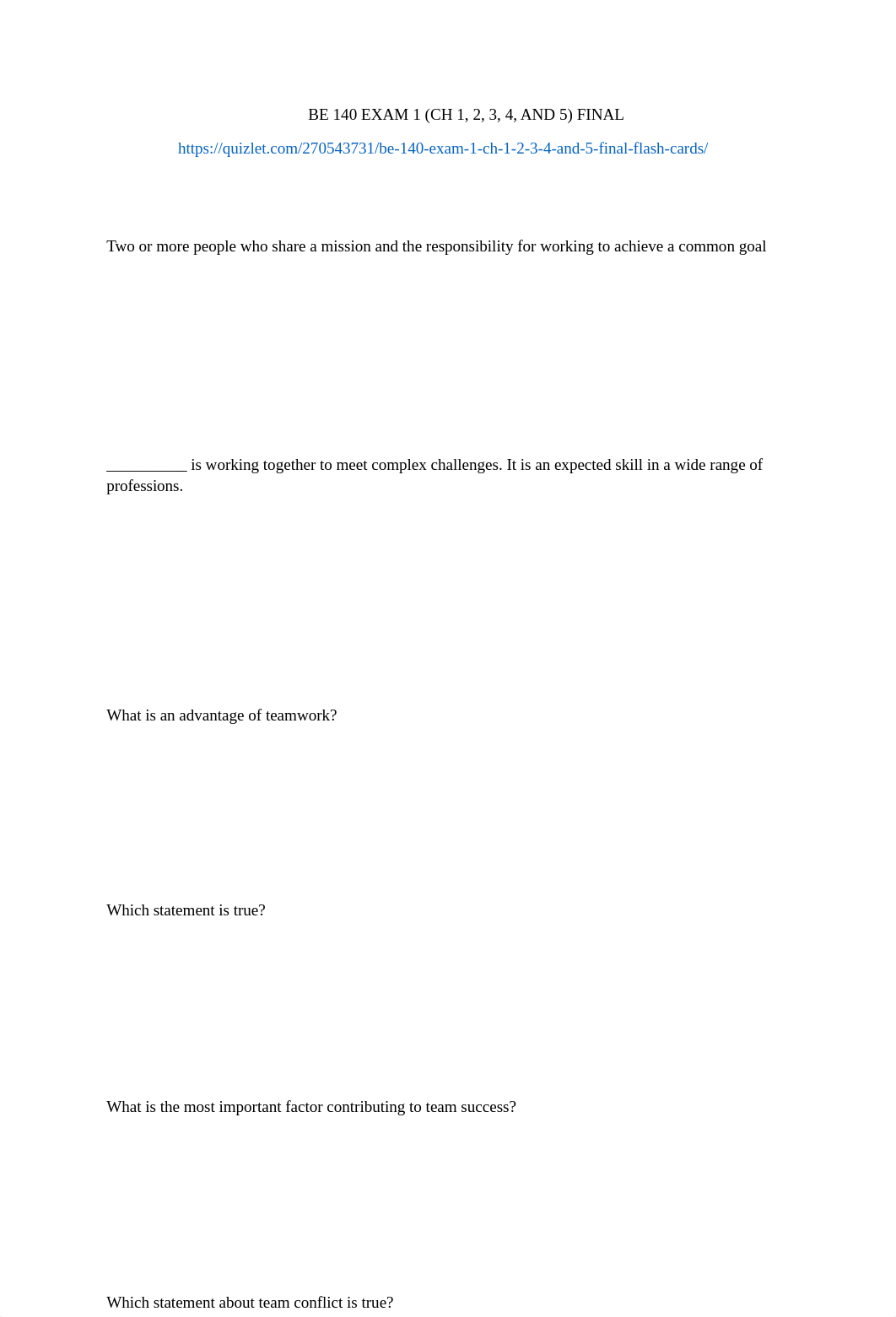 BE 140 EXAM 1 (CH 1, 2, 3, 4, AND 5) FINAL.docx_de08hza29sz_page1