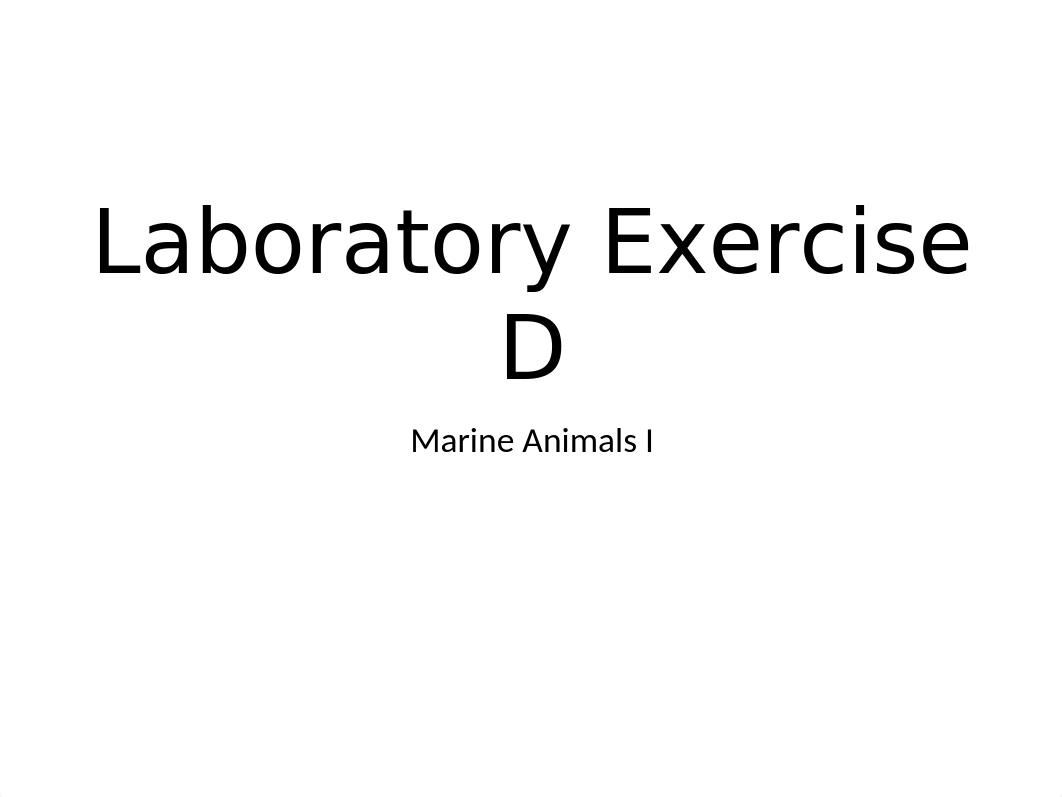 Laboratory Exercise D Marine Animals I.pptx_de0fqa9o5dx_page1