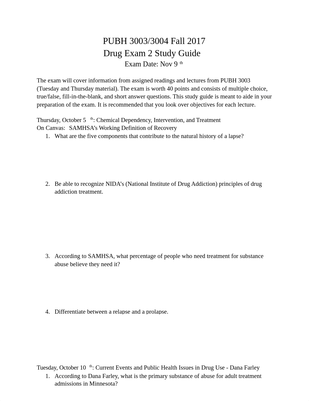 300x Drug Exam II Study Guide Fall 2017.docx_de0obwa1gy5_page1