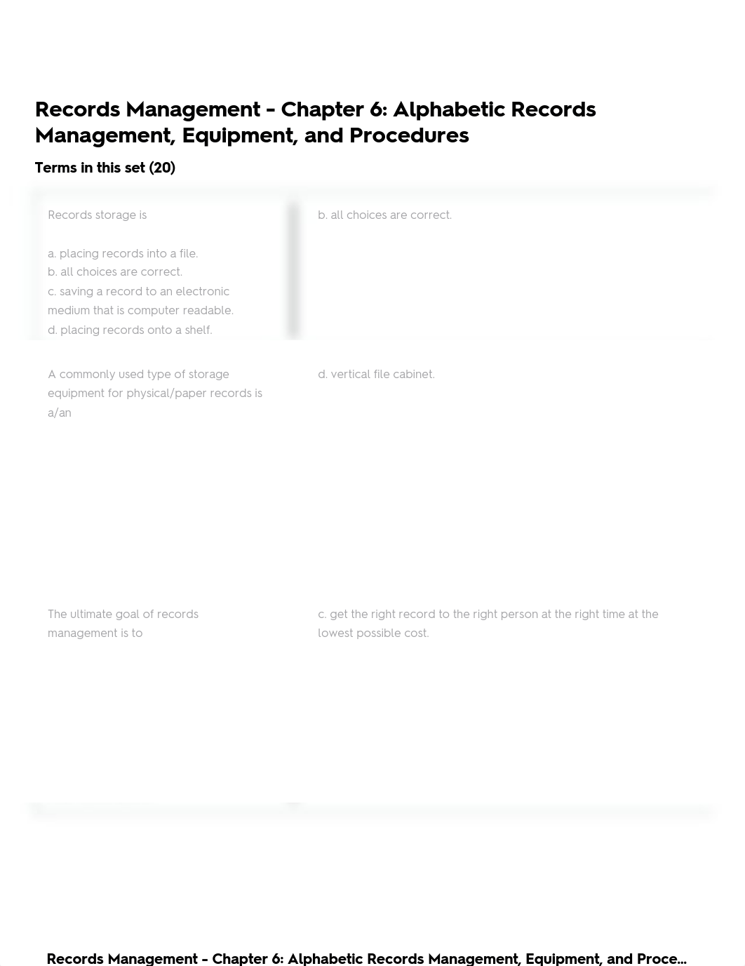 Records Management - Chapter 6_ Alphabetic Records Management, Equipment, and Procedures Flashcards_de0osvv44i6_page1