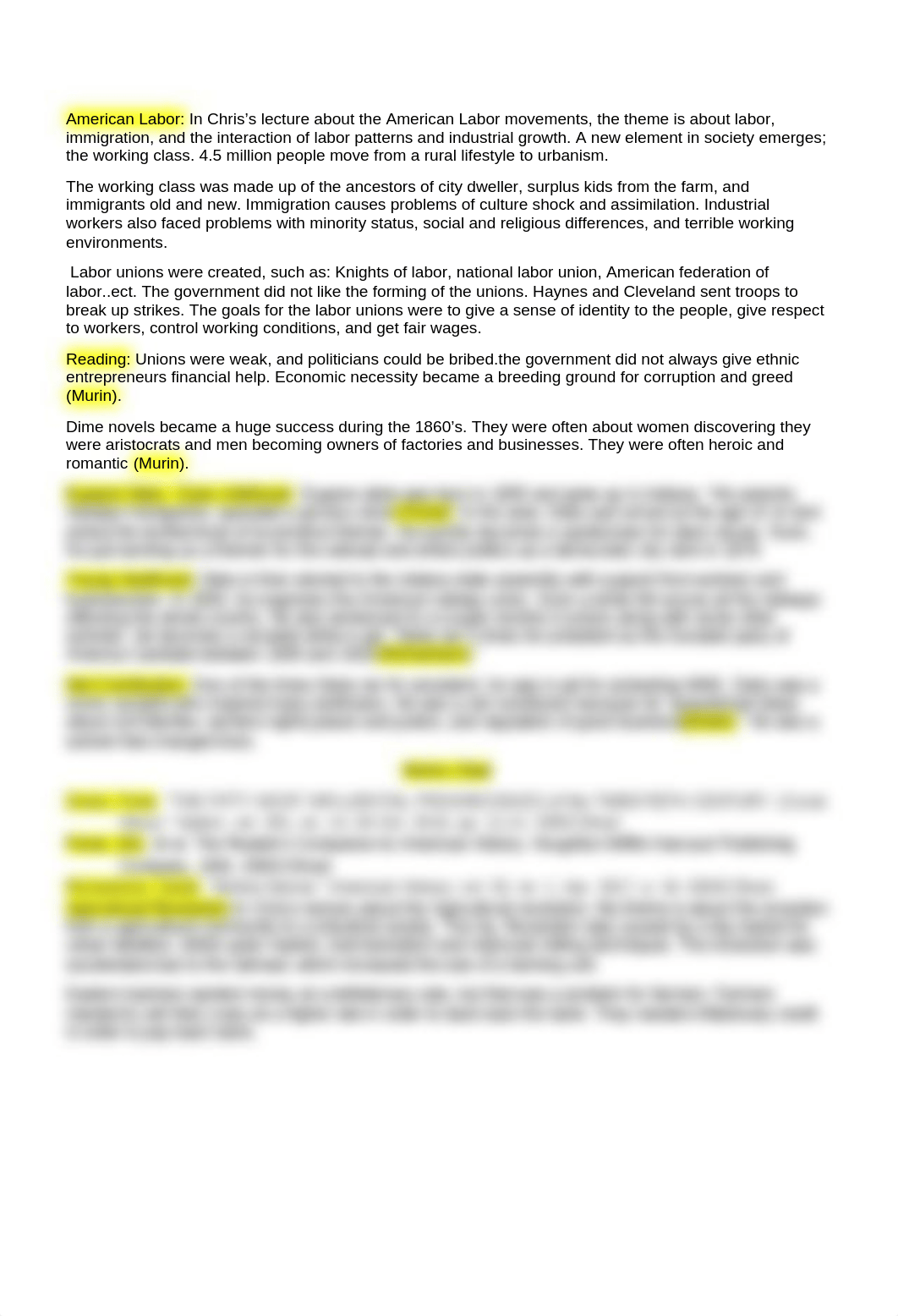 American Labor: In Chris's lecture about the American Labor movements, the theme is about labor, imm_de0wrqt5ui6_page1