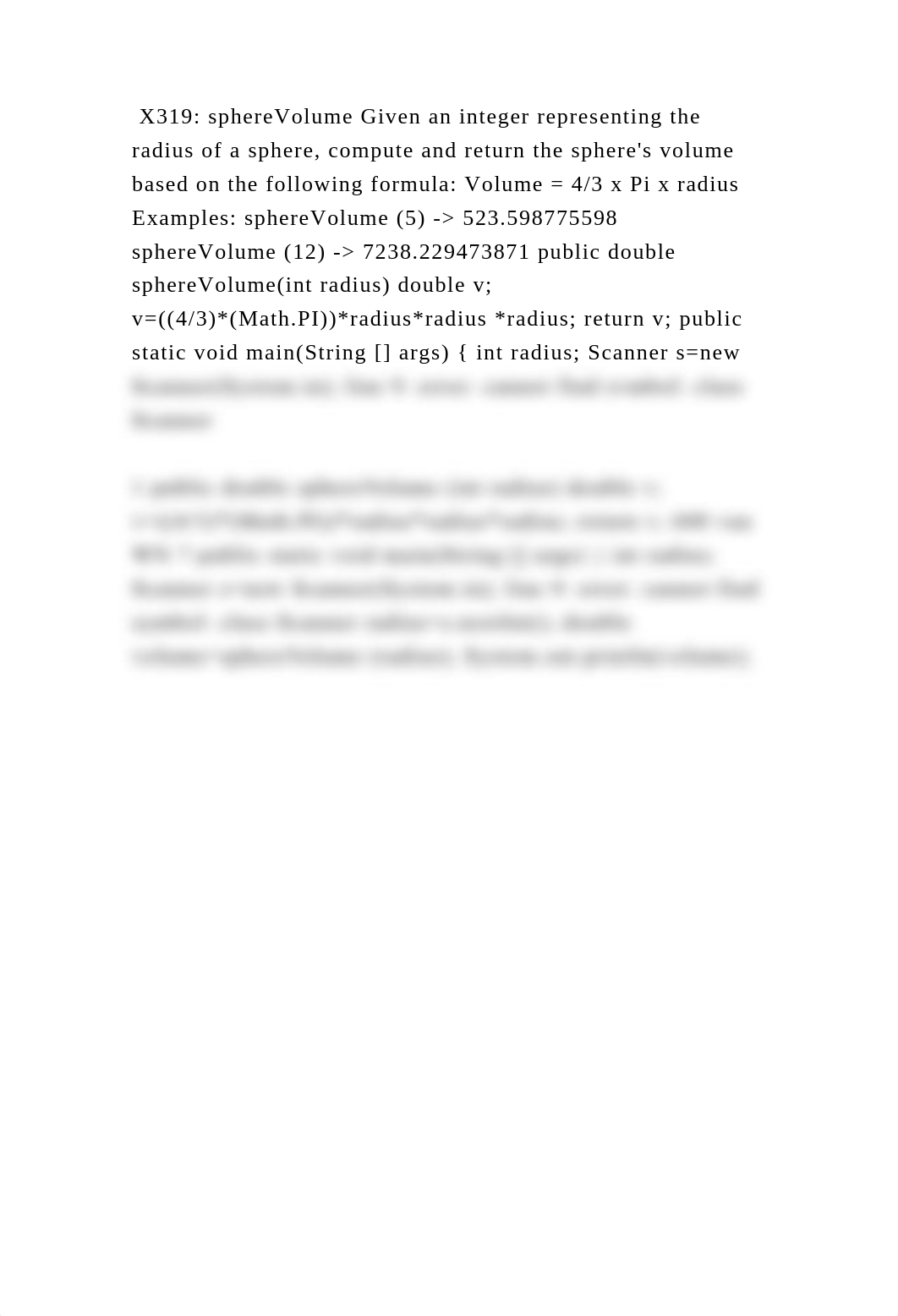 X319 sphereVolume Given an integer representing the radius of a sphe.docx_de0ymrx1jef_page2