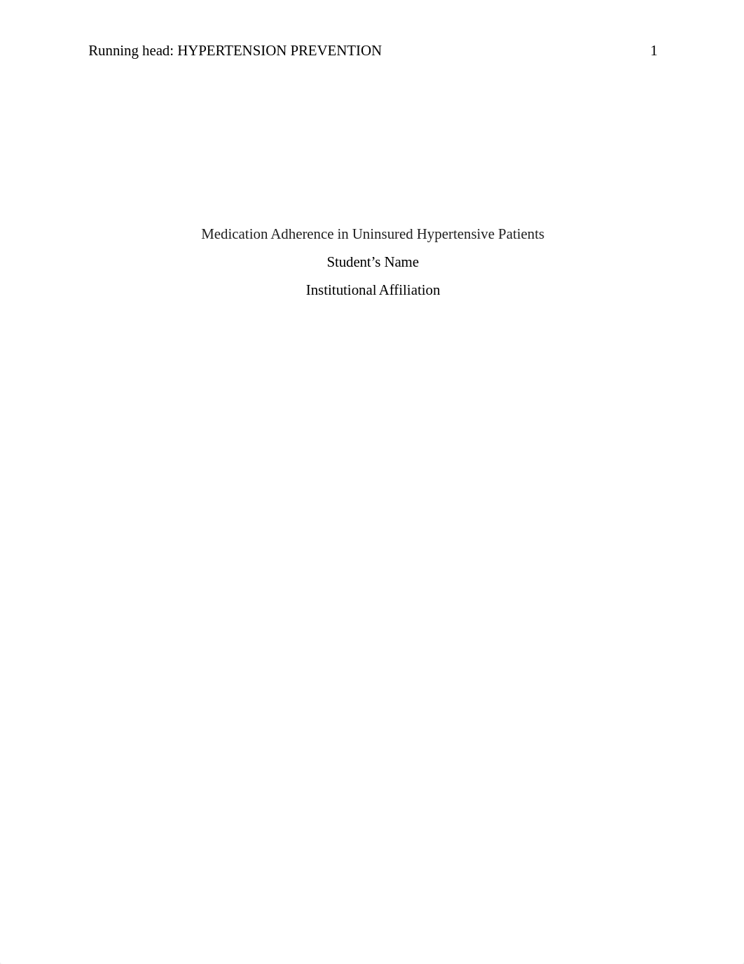 331007082_Medication Adherence in Uninsured Hypertensive Patients.docx_de1bd3wwbjk_page1