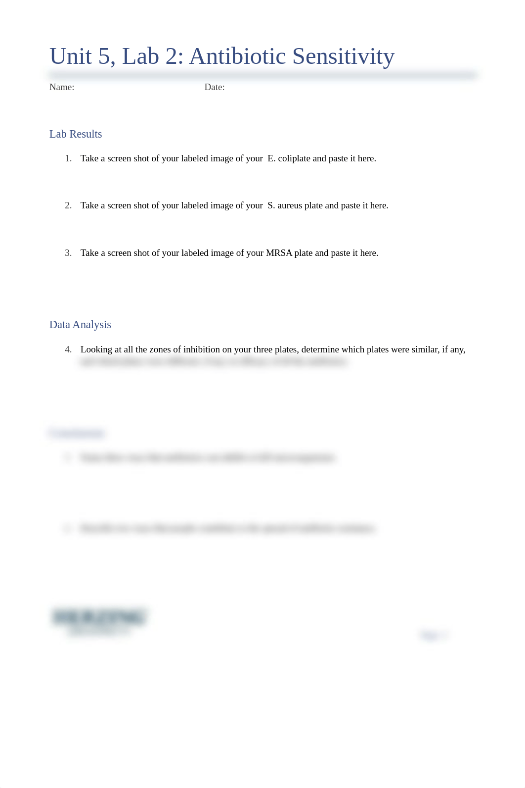 Unit 5 Lab 2 - Antibiotic Sensitivity lab write up.docx_de1fj94ra5m_page1