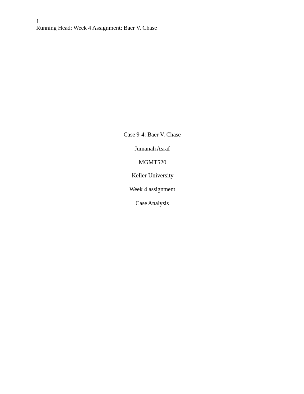 Jumanah Asraf WK4, Case 9-4 Baer V. Chase - Contracts.docx_de1j24jywzg_page1