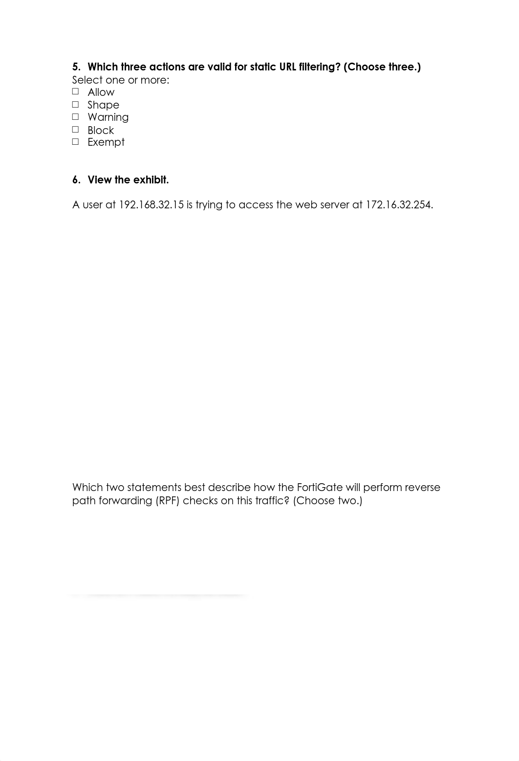 FortiGate Security and FortiGate Infrastructure 7.0 Sample Questions.pdf_de1nhskn3cu_page2