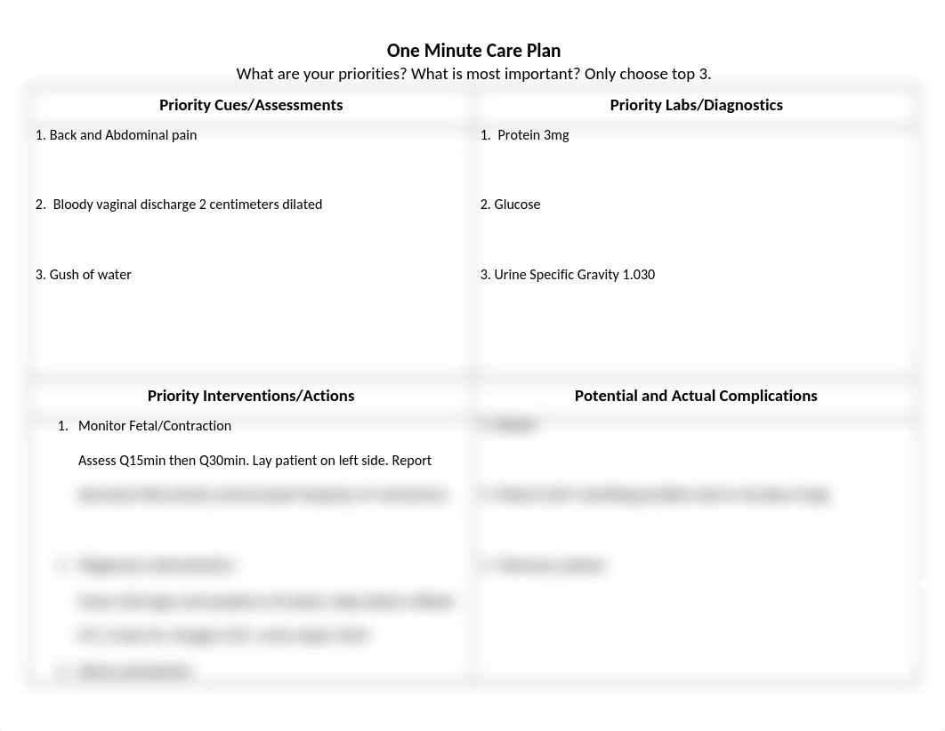 One Minute Care Plan.docx_de1sobjsy0y_page1