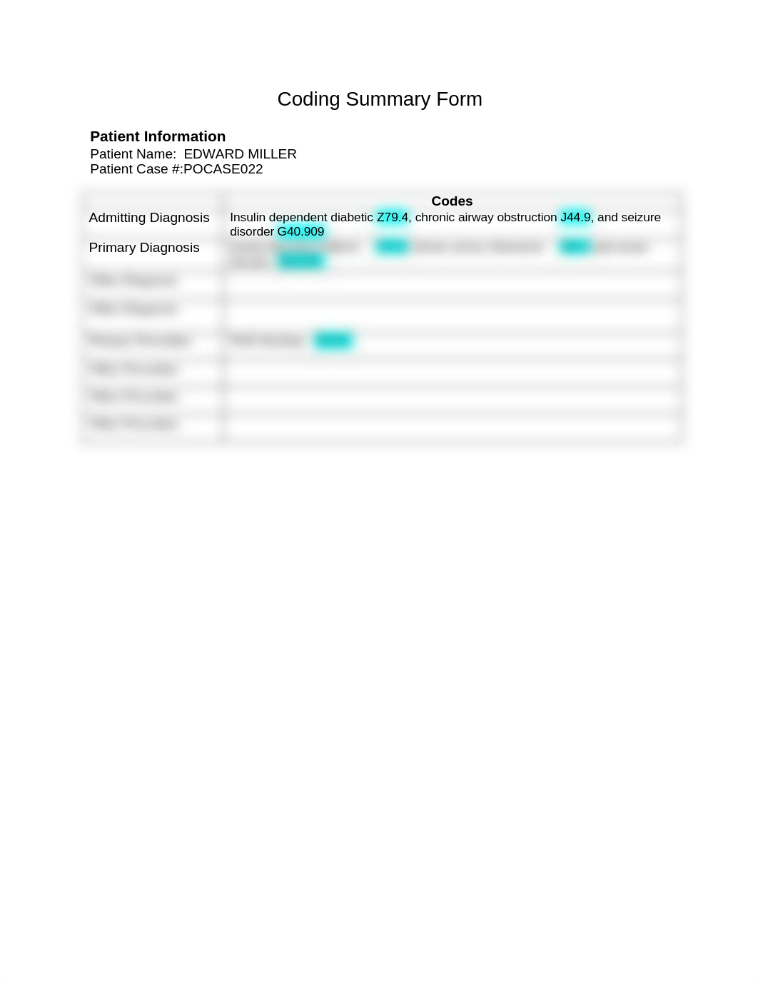 Coding summary form MILLER.doc_de1twz1p661_page1