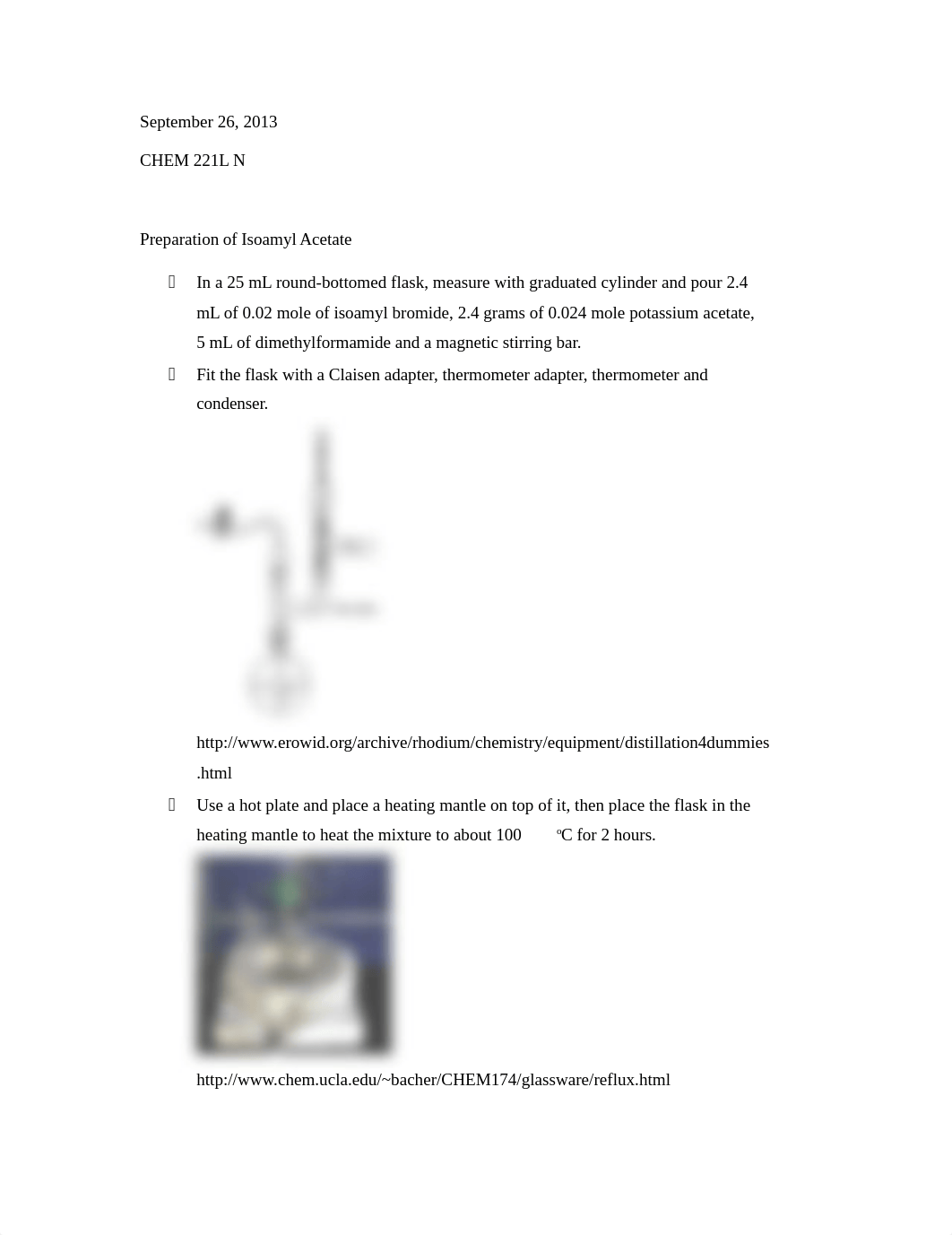 Preparation of Isoamyl Acetate Lab_de1ulravcf1_page1