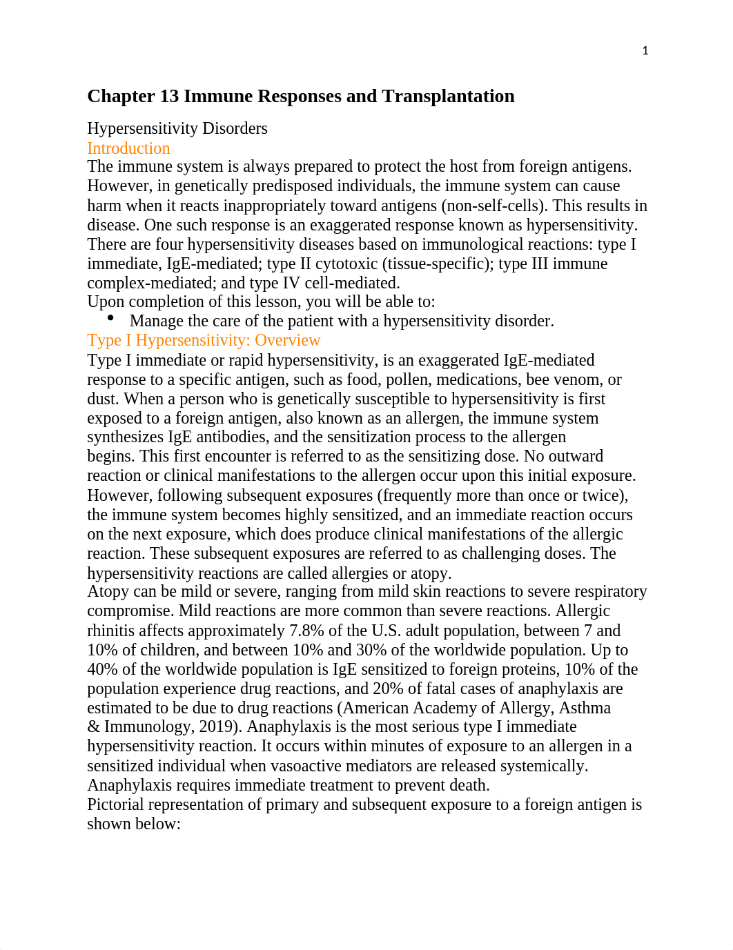 Chapter 13 immune Response - Hypersensitivity Disorders.docx_de22kbmm3oa_page1