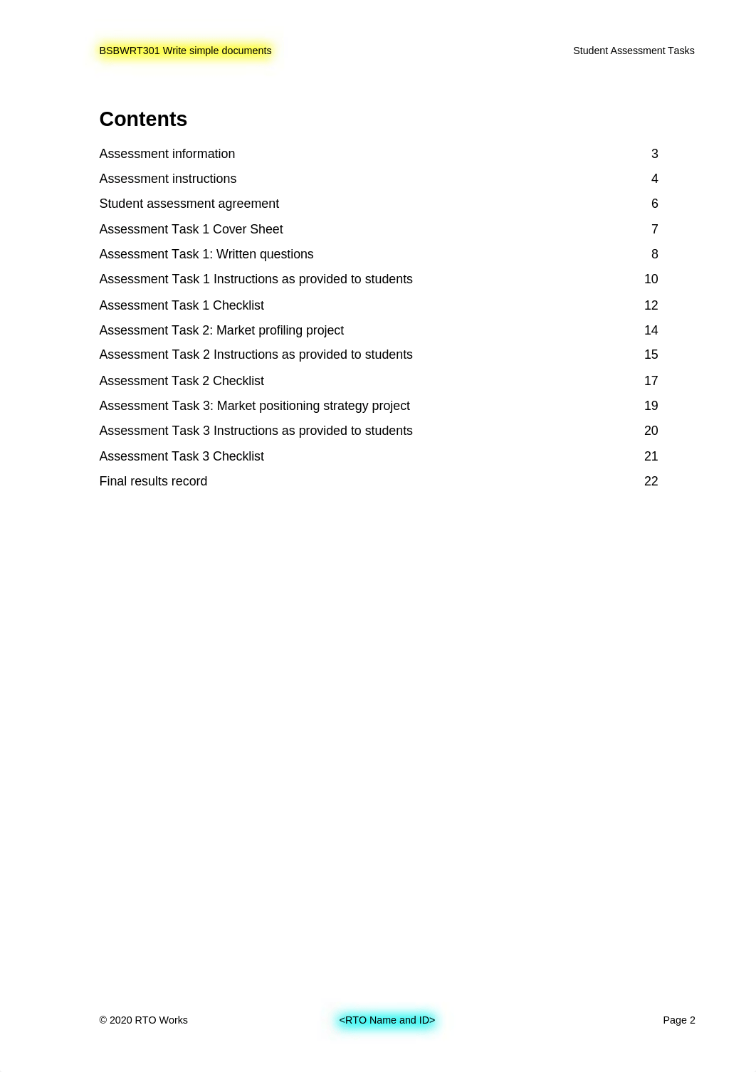 BSBMKG401 Student Assessment Booklet Jul 2020.docx_de27cn1hclr_page2