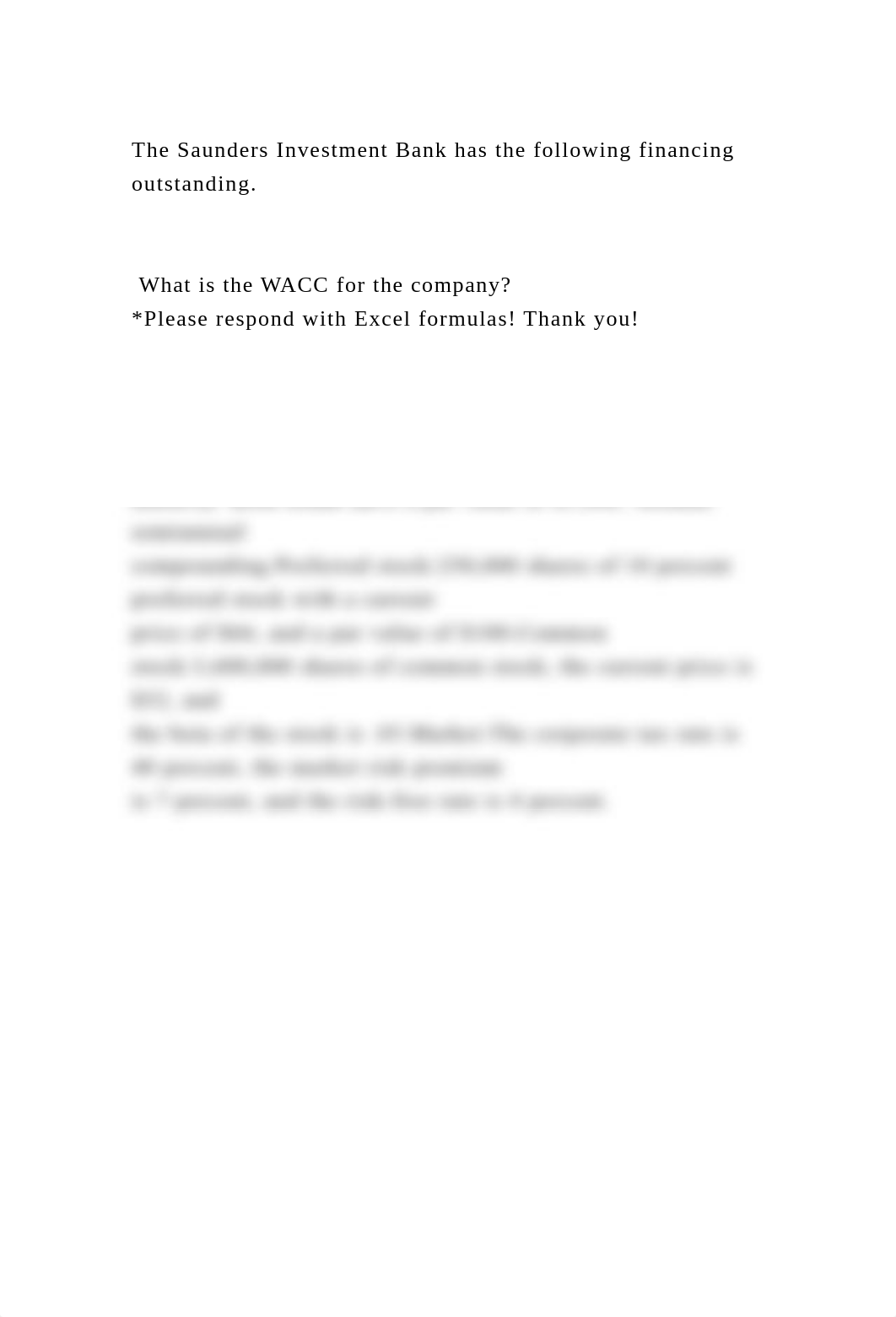 The Saunders Investment Bank has the following financing outstanding.docx_de2amfi33ib_page2