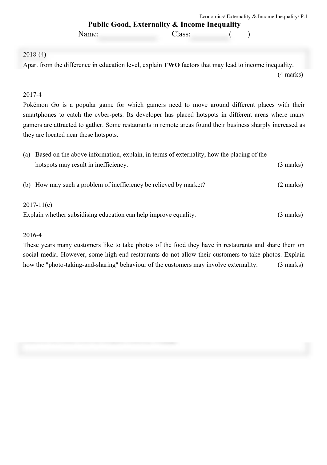 2 Efficiency & Equity (Externality & Income Inequality) _Paper 2 - Q.pdf_de2dm6r1gjs_page1