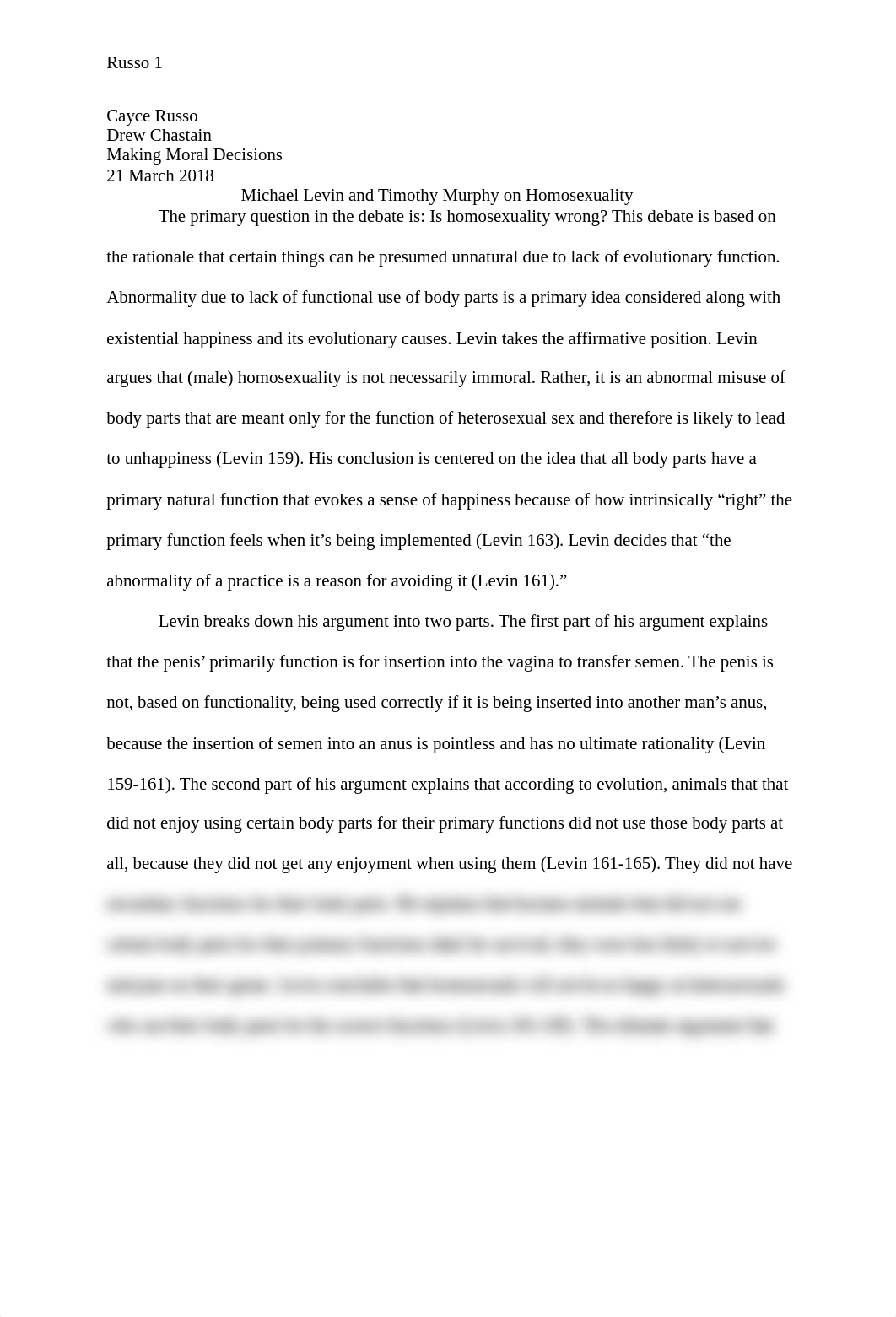 Homosexuality Debate PHILOSOPHY.docx_de2j41tw71z_page1