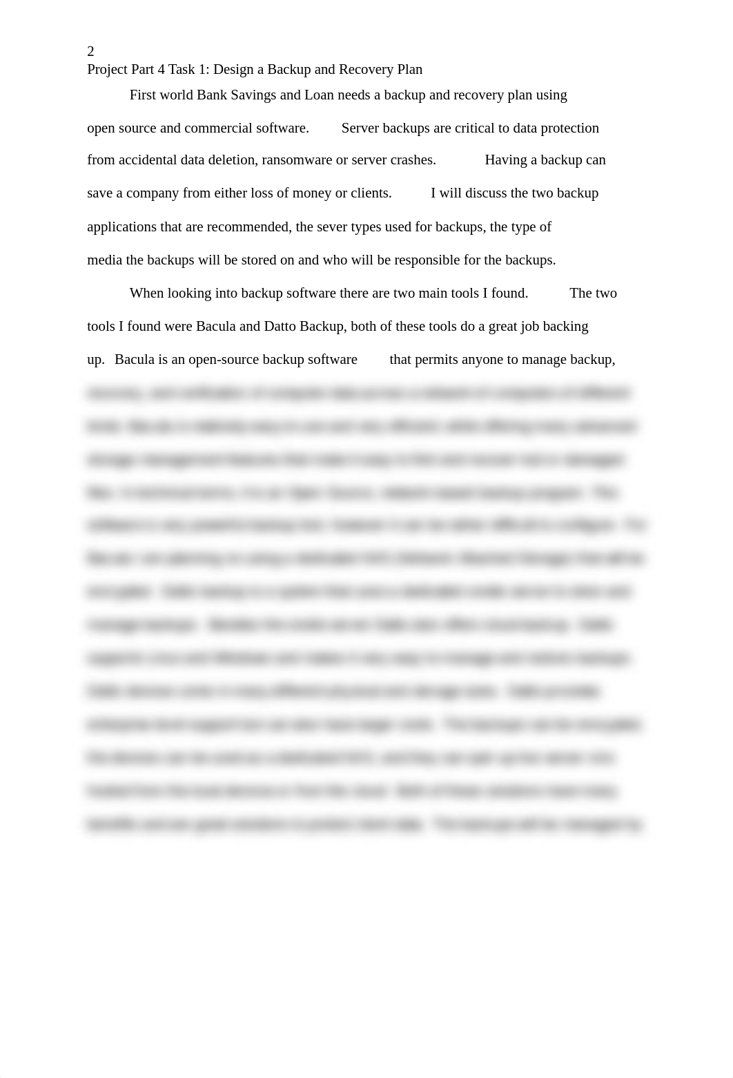 Don Pellerin - Project Part 4 Task 1- Design a Backup and Recovery Plan.docx_de2upf2rmb6_page2