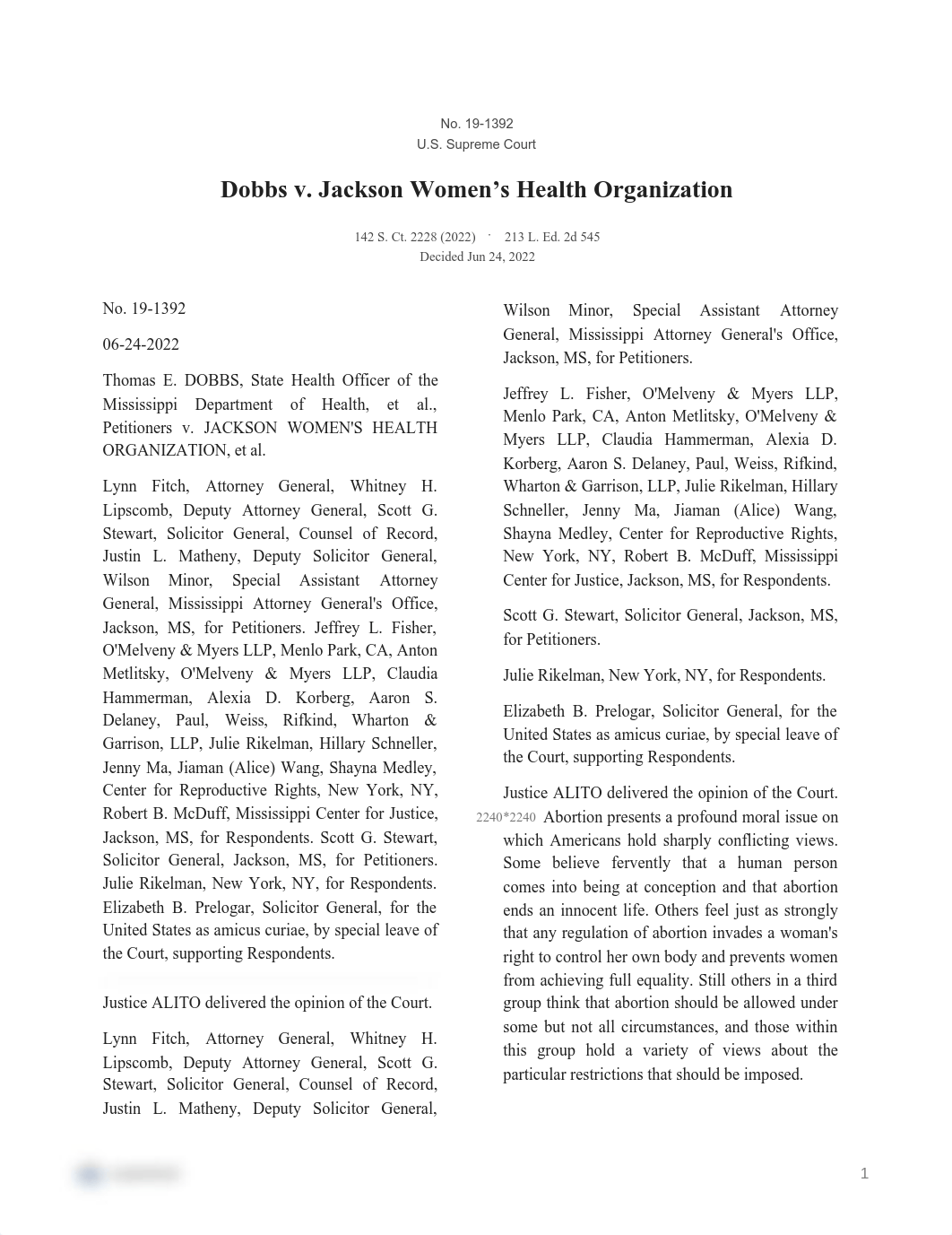 Dobbs v. Jackson Women's Health Organization.pdf_de2z4sqkvkm_page1