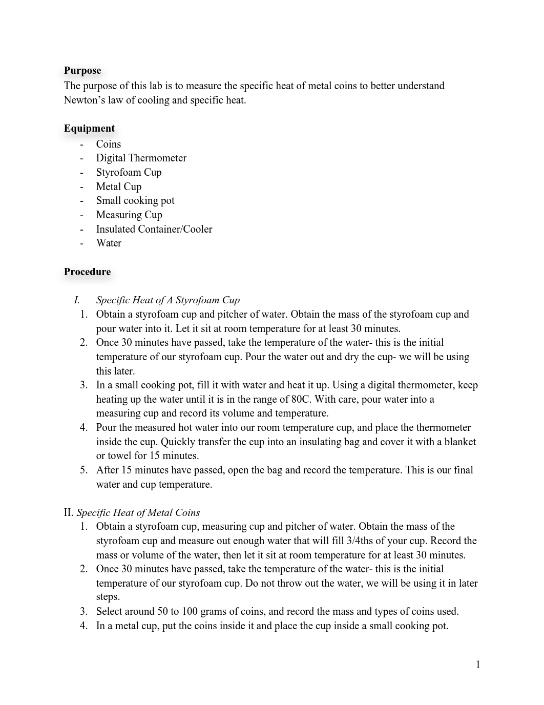 Physics 4C Lab Report 2 Specific Heat of Metals.pdf_de3di4uwly8_page2