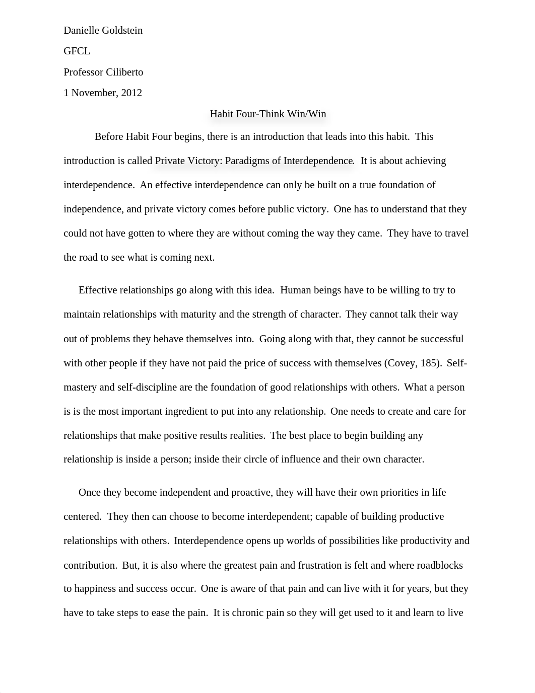 Habit 4 Essay - Public Victory: Paradigms of Interdependence_de3j2umwqfm_page1