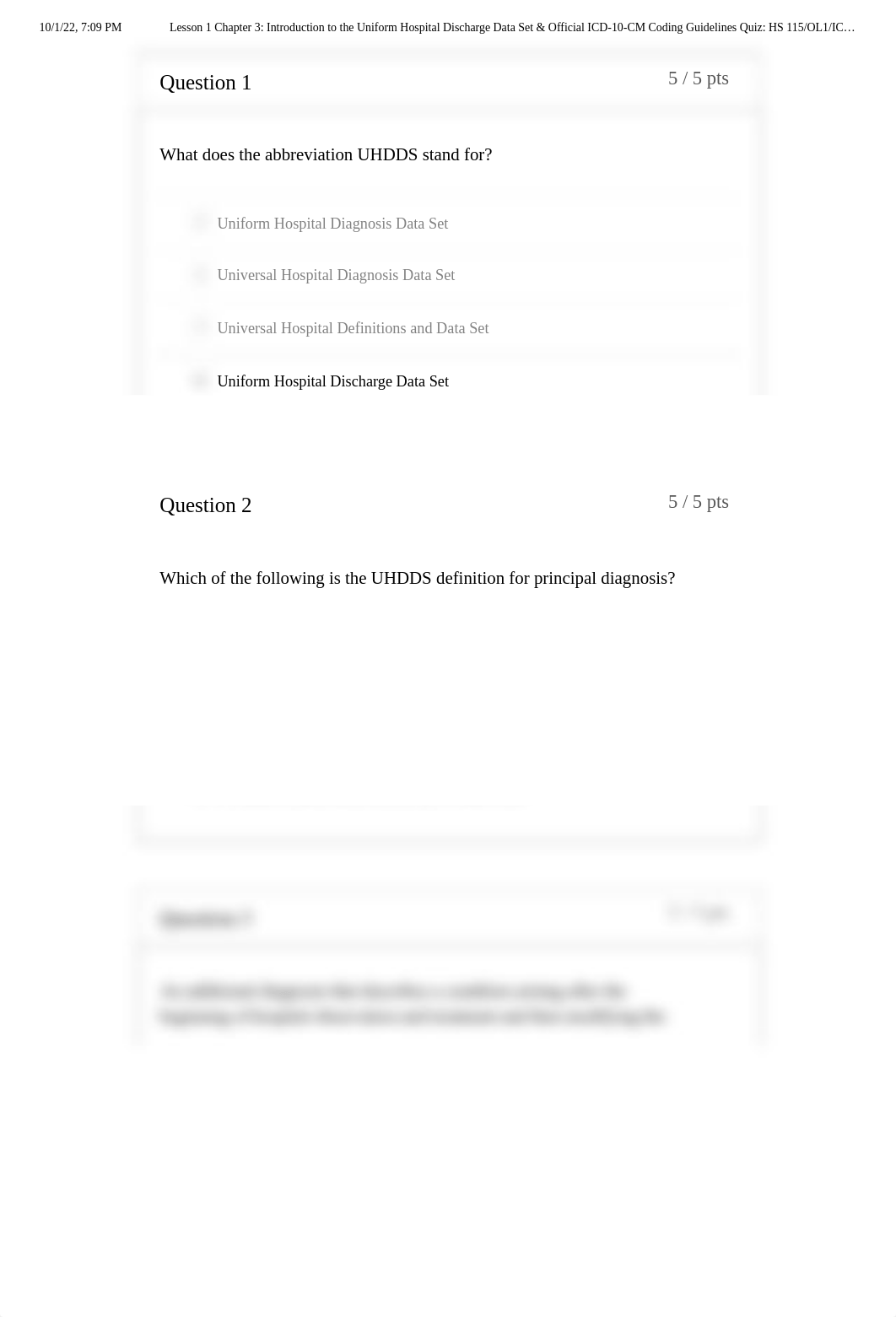 Lesson 1 Chapter 3_ Introduction to the Uniform Hospital Discharge Data Set & Official ICD-10-CM Cod_de3l2c90pp9_page1