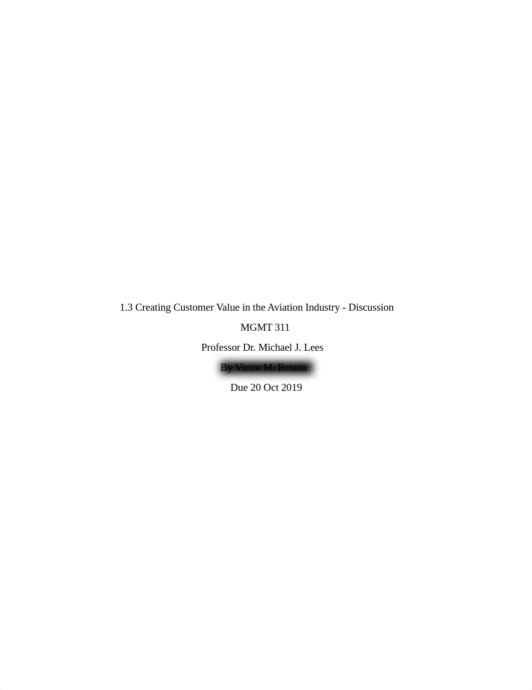 1.3 Creating Customer Value in the Aviation Industry - Discussion (UL - CH).docx_de3x31azcod_page1