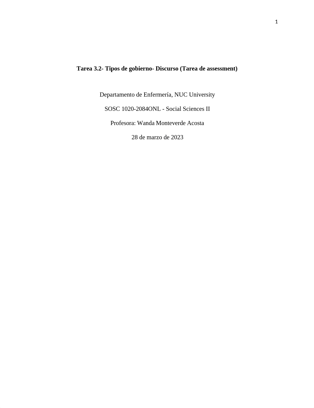 Tarea 3.2- Tipos de gobierno- Discurso (Tarea de assessment) con Portada.docx_de47syo5yot_page1