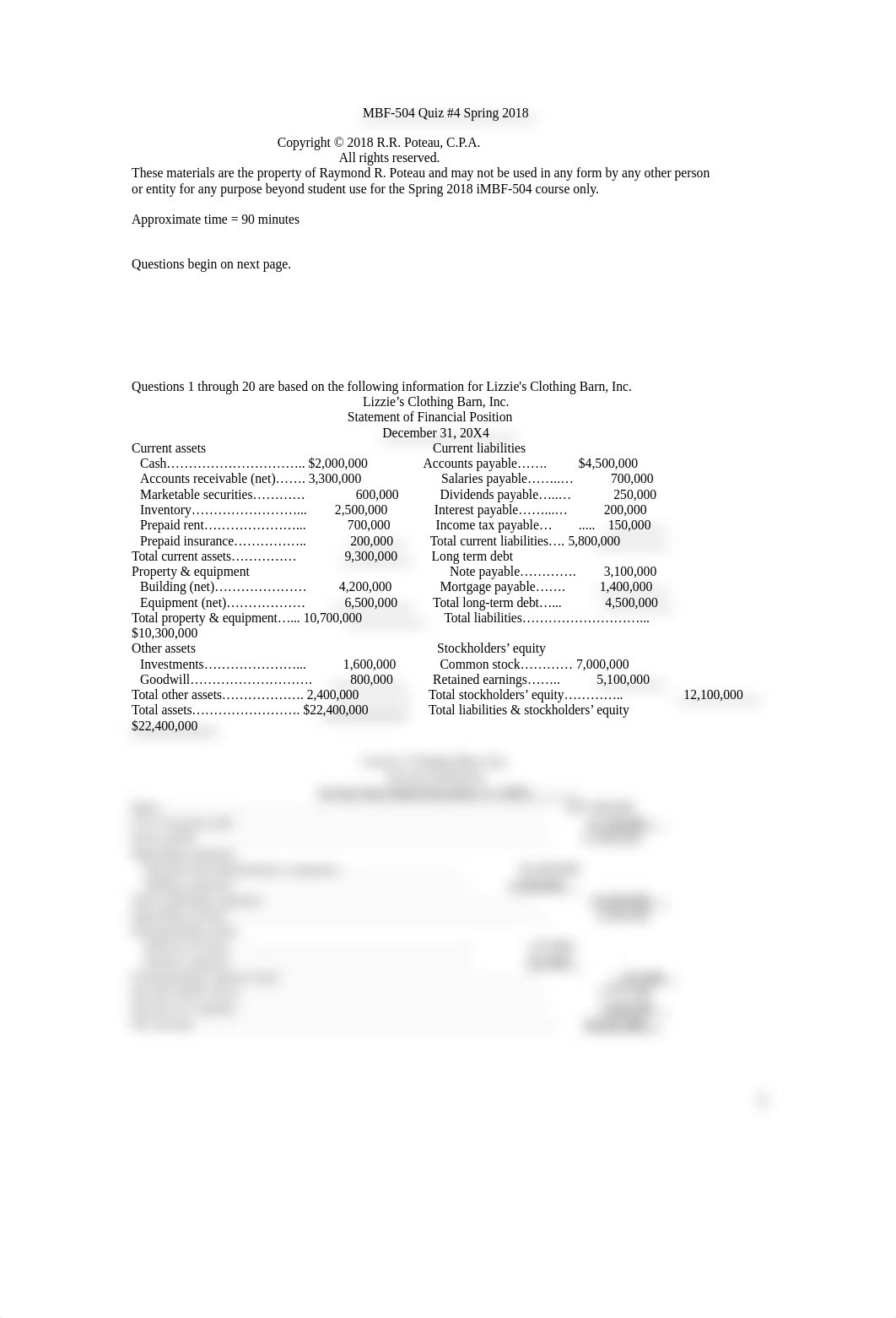 MBF-504 Quiz #4 Spring 2018 Haoran Wang.docx_de4jmdn8gx0_page1