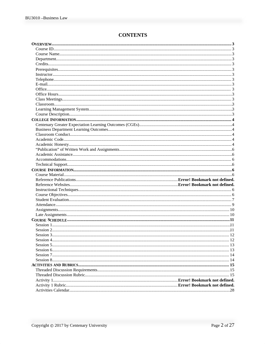 Centenary BUS3010 - SG Syllabus - 2018.doc_de5373b8qyk_page2