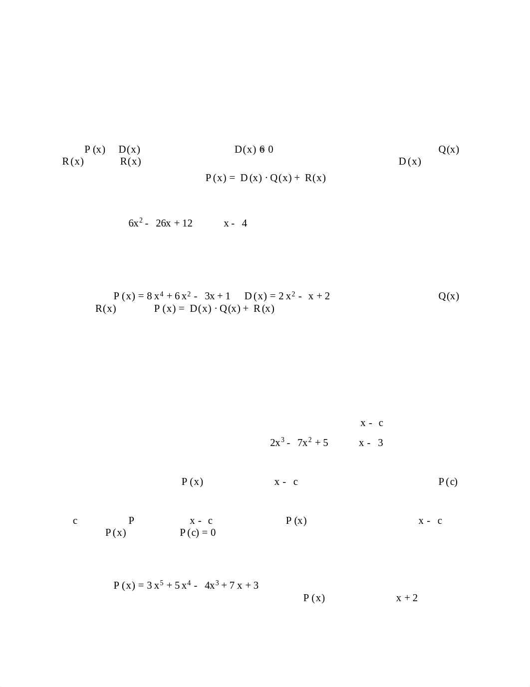 Division de Polinomios, Ceros Reales de Polinomios, Numeros Complejos, Ceros Complejos, Teorema Fund_de56oy9sqv1_page1