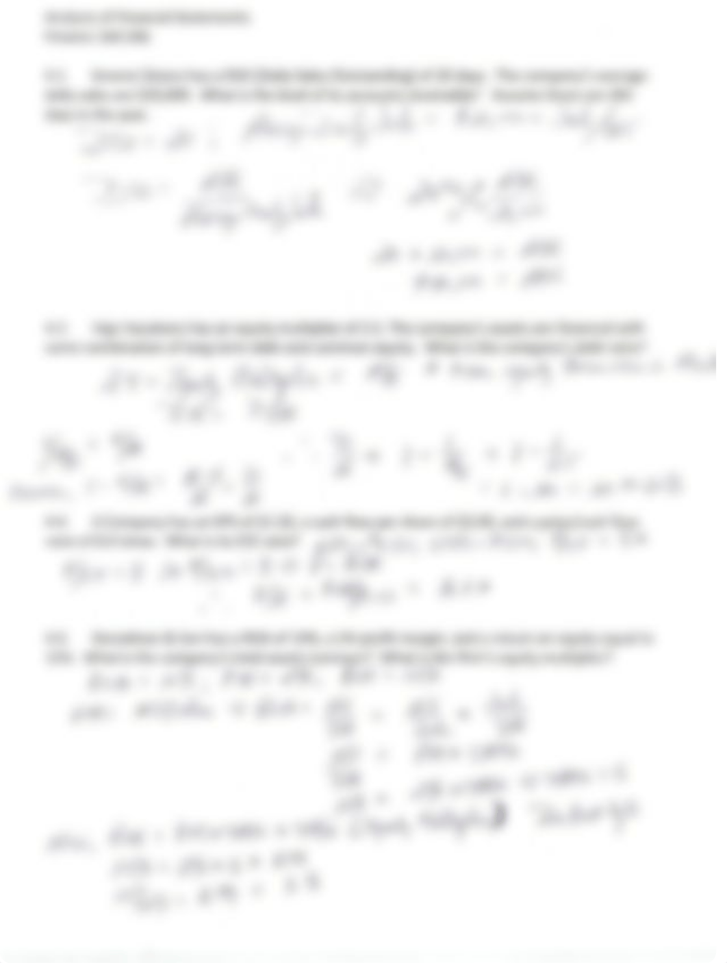 Analysis of Financial Statements Chapter 4 Problems0001_de5b07x37lk_page1