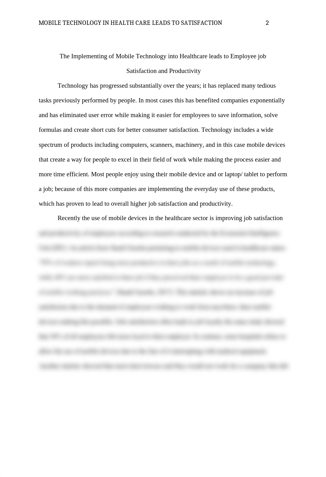 Mobile Technology implicated into Healthcare leads to Employee's job.docx_de5bh7npowo_page2