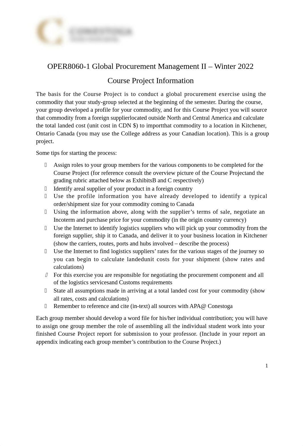 OPER8060-1 Course Project W221.docx_de5ckej2kdk_page1