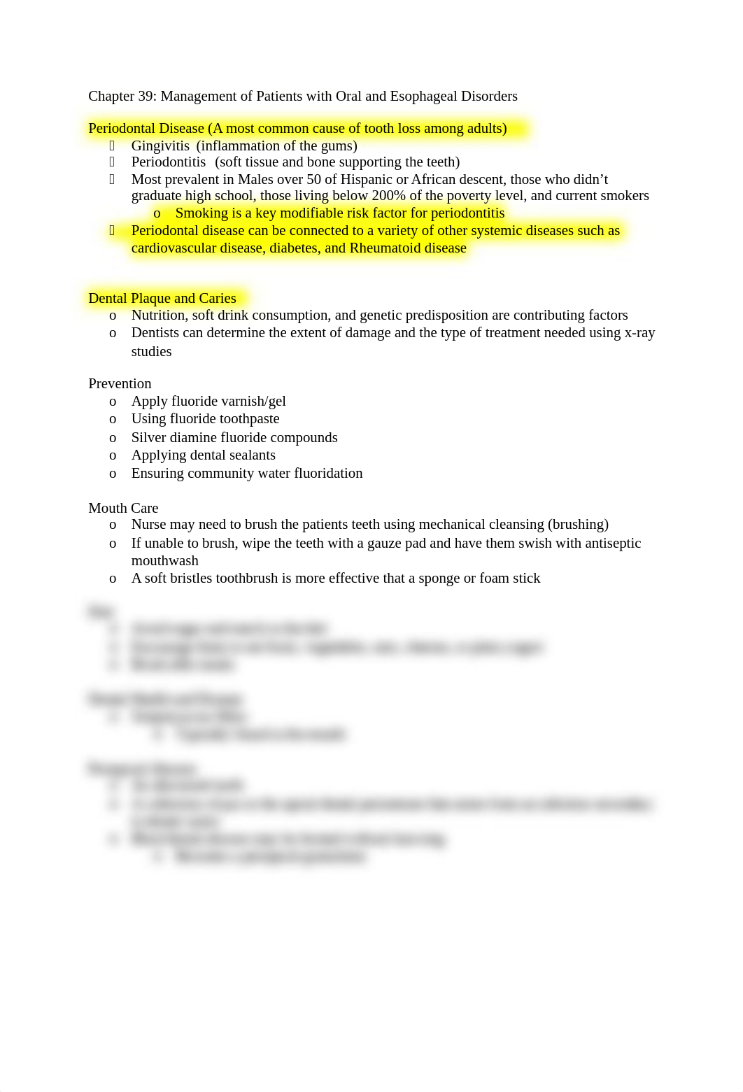 Chapter 39- Management of Pts with Oral and Esophageal Disorders.docx_de5eh0hz8su_page1