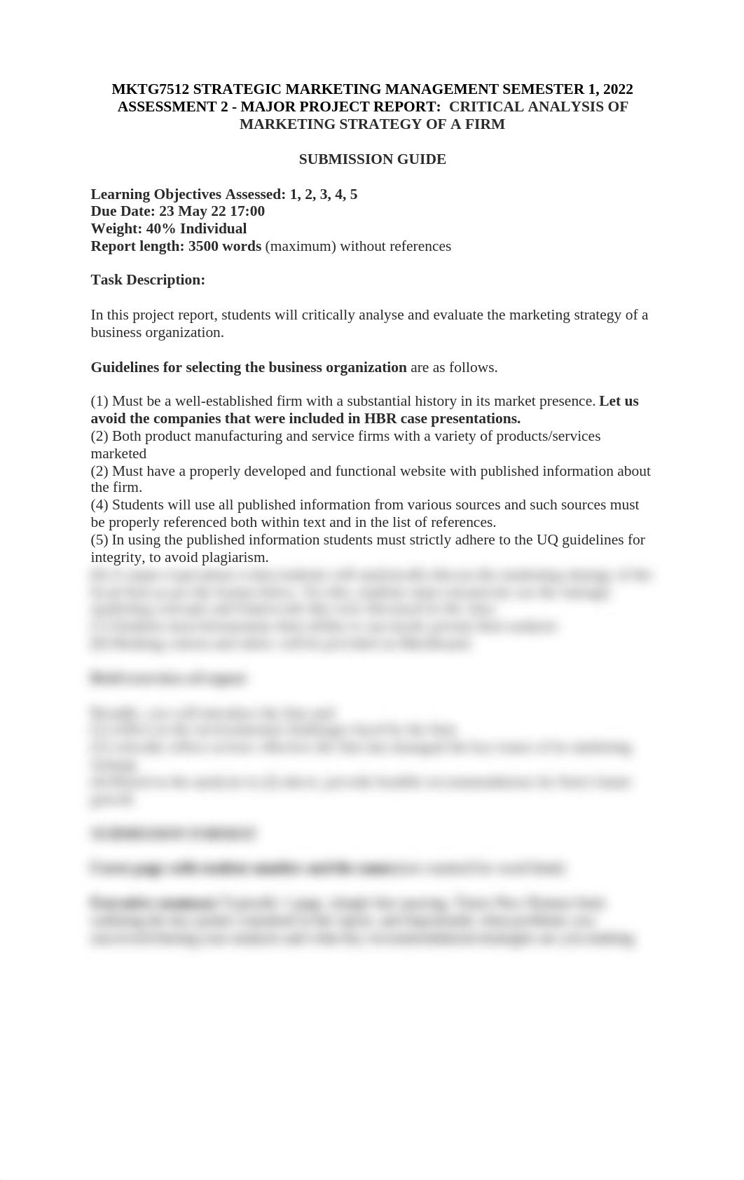 MKTG7512 Assessment 2 -Critical Analysis of Marketing Strategy  Submission guide  updated FINAL 28-0_de5ptoy2r24_page1