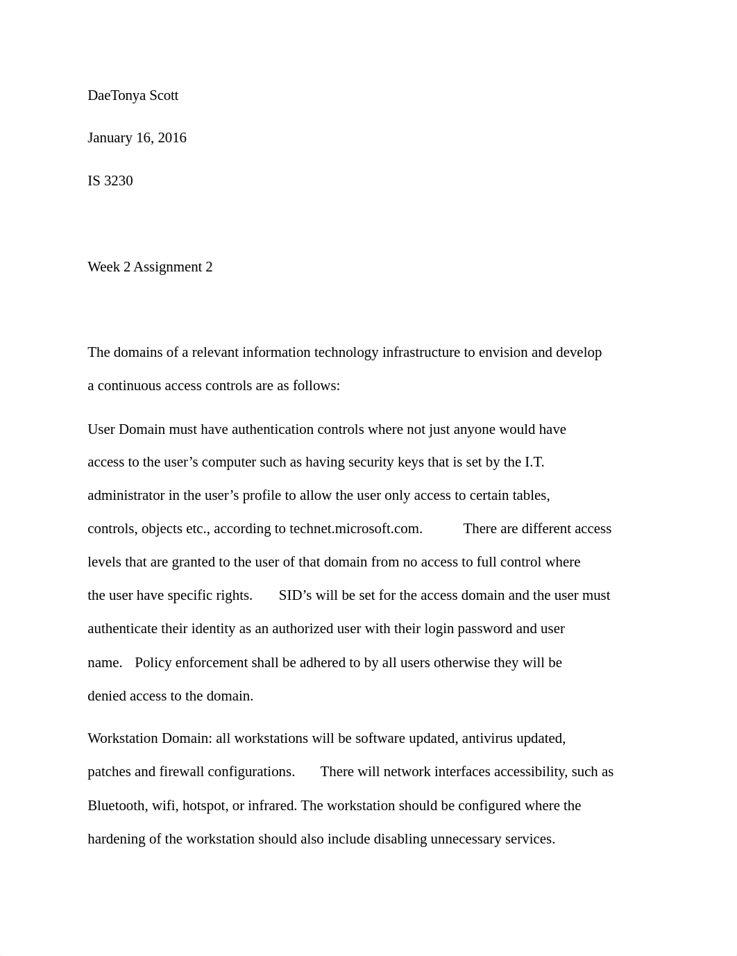 IS 3230 Week 2 assignment 2_de5rke008mr_page1