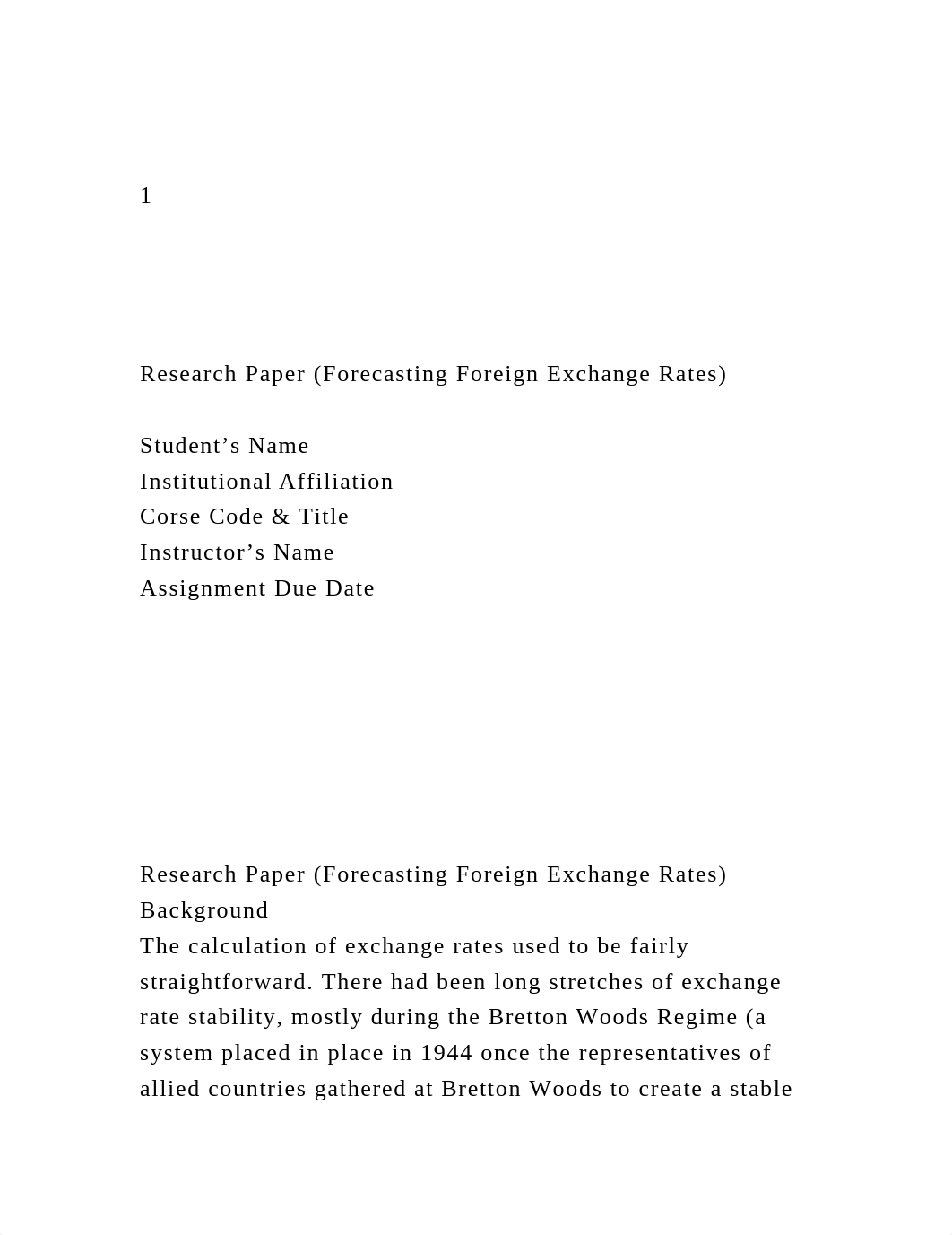 1Research Paper (Forecasting Foreign Exchange Rates).docx_de648fvm4y2_page2