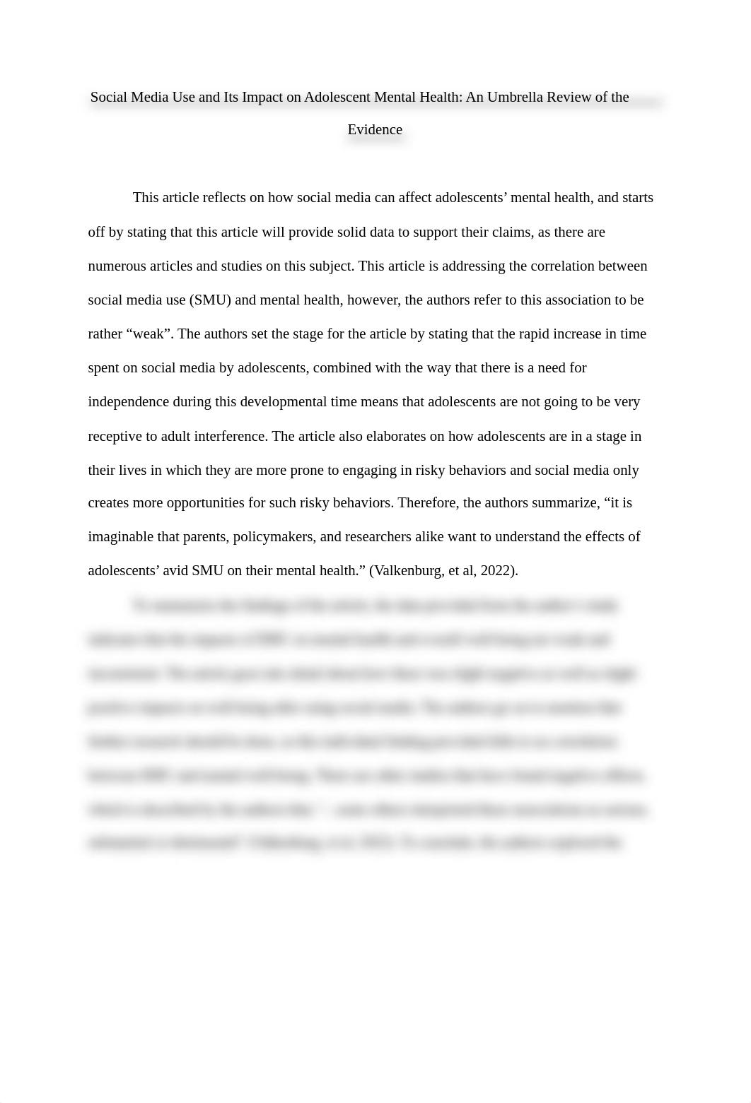 Social Media Use and Its Impact on Adolescent Mental Health_ An Umbrella Review of the Evidence.pdf_de6s5m0wvg1_page1